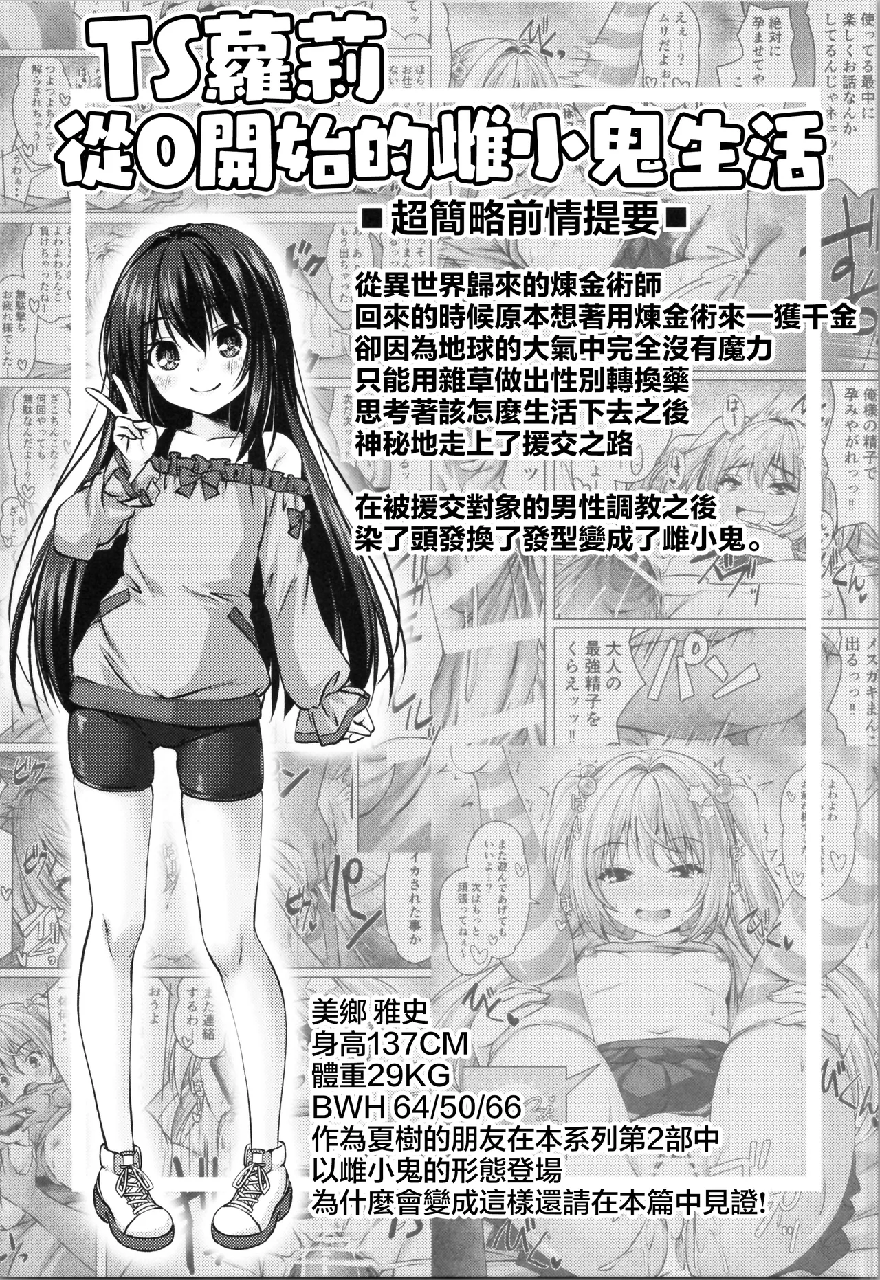 TS Bi-loli ga Namaiki ni Naru made. TS萝莉从0开始的雌小鬼生活