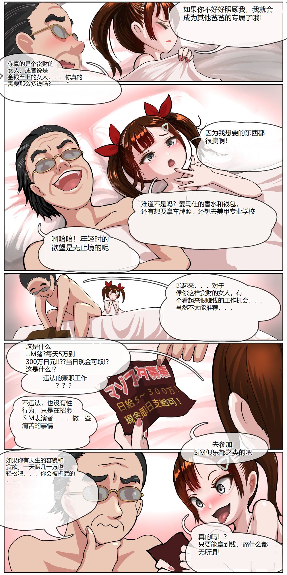[拘束研究所 (黒山有)] 为了钱应征可疑打工的小鬼丫头被拘束在大批人面前连续高潮的故事 [中国翻译]