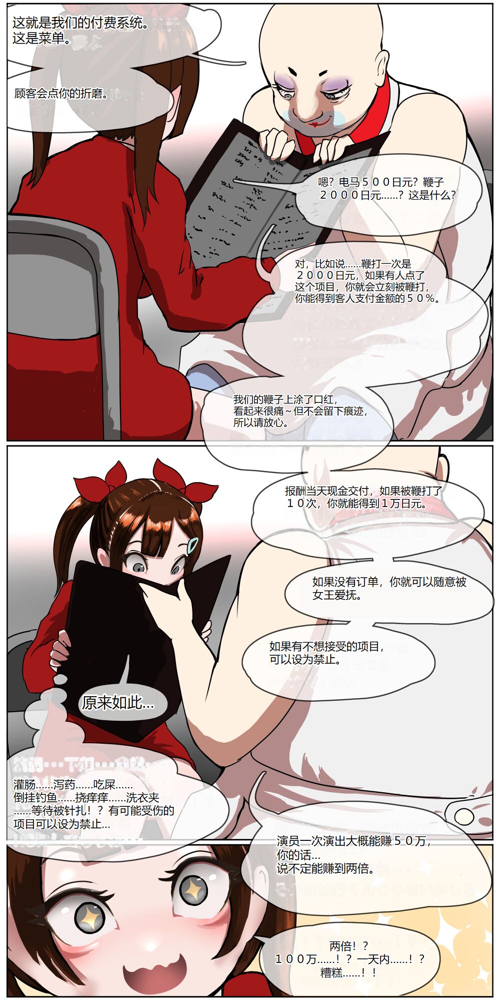 [拘束研究所 (黒山有)] 为了钱应征可疑打工的小鬼丫头被拘束在大批人面前连续高潮的故事 [中国翻译]