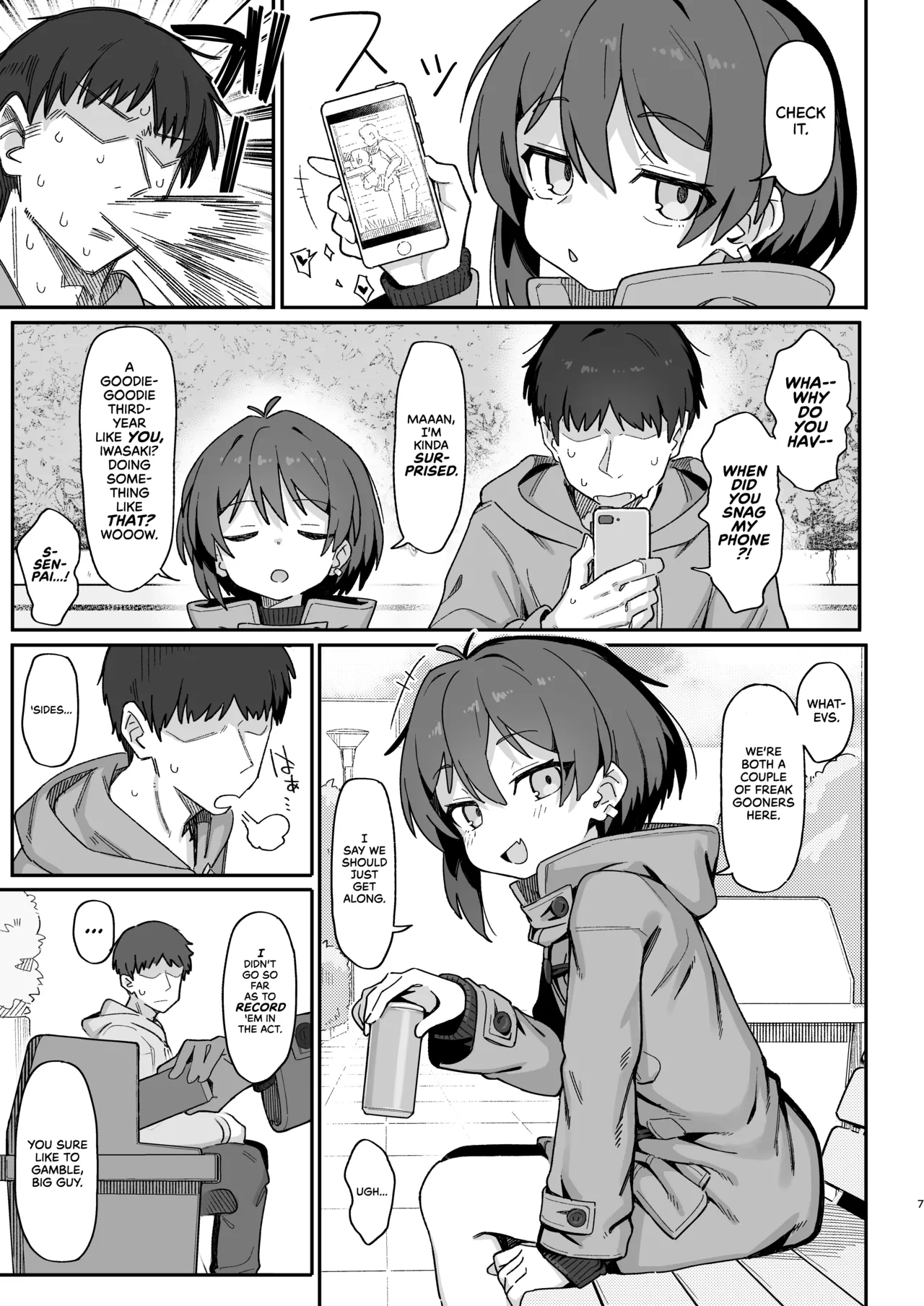 [駄菓子屋 (和菓子)] 小野塚前辈是坏人 [英译] [DL版]