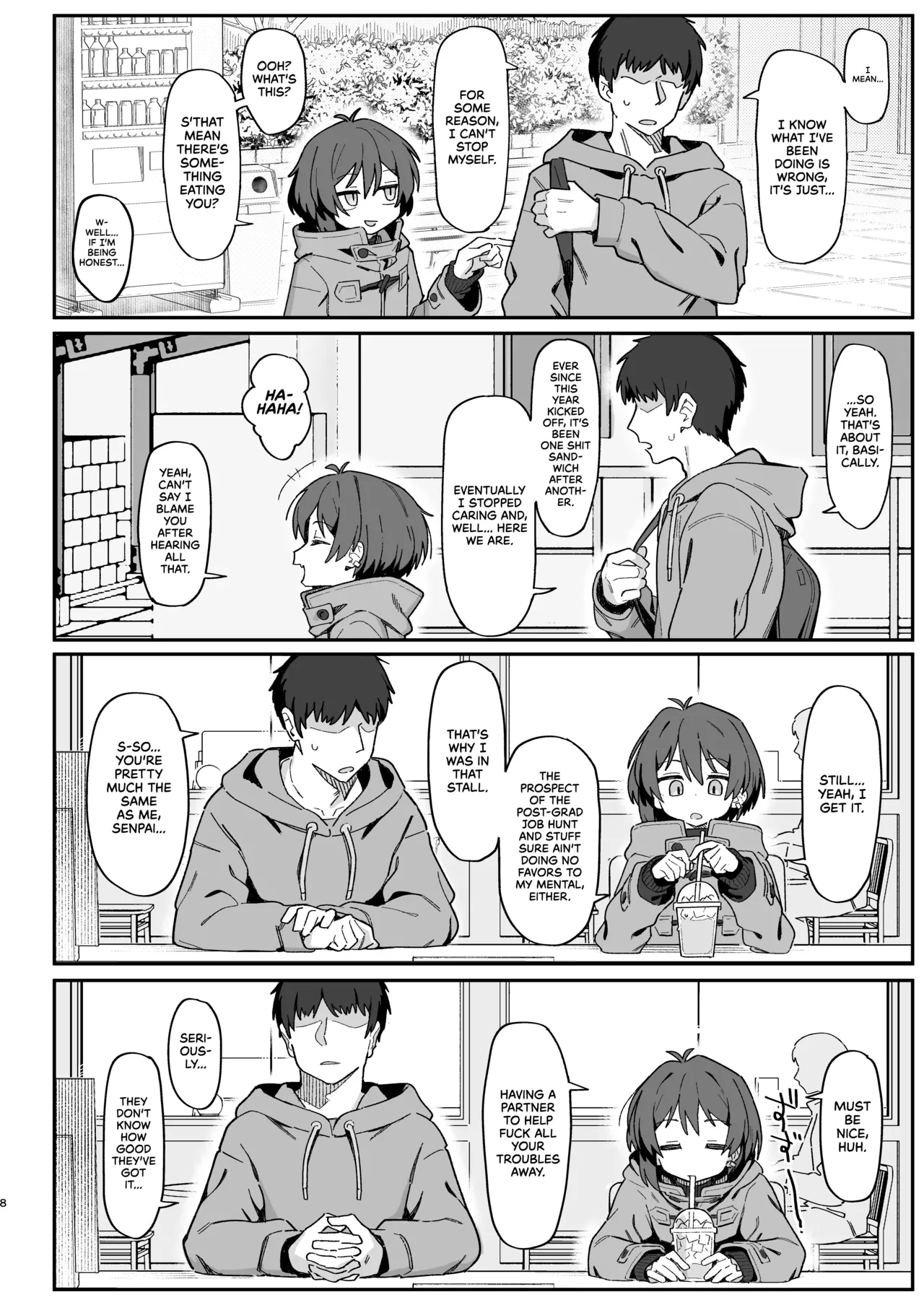 [駄菓子屋 (和菓子)] 小野塚前辈是坏人 [英译] [DL版]