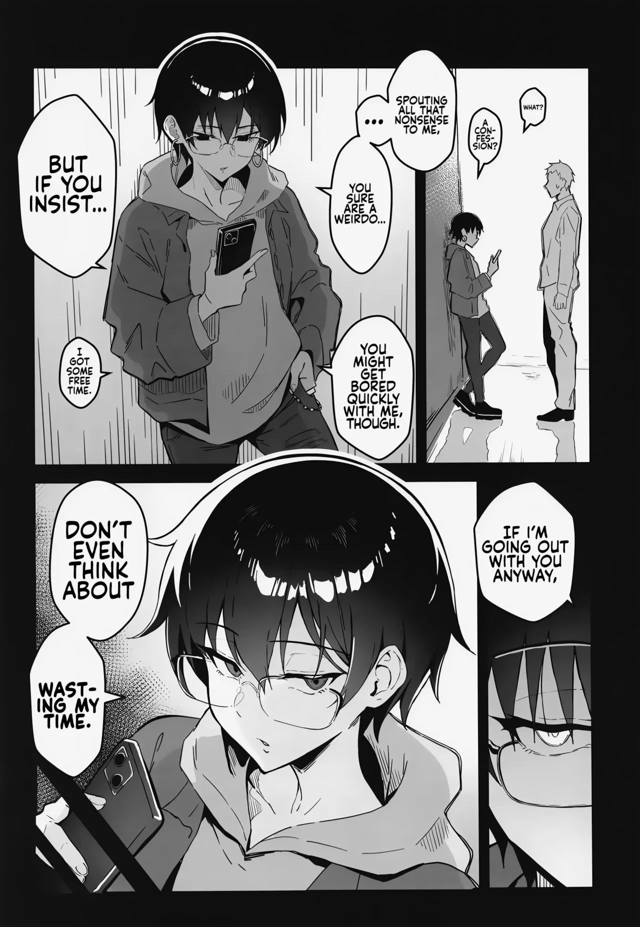 Buaisou na Kakure Kyonyuu Boyish Kanojo to Taikutsu na Date  A Boring Date with My Blunt, Boyish Babe and Her Hidden Assets