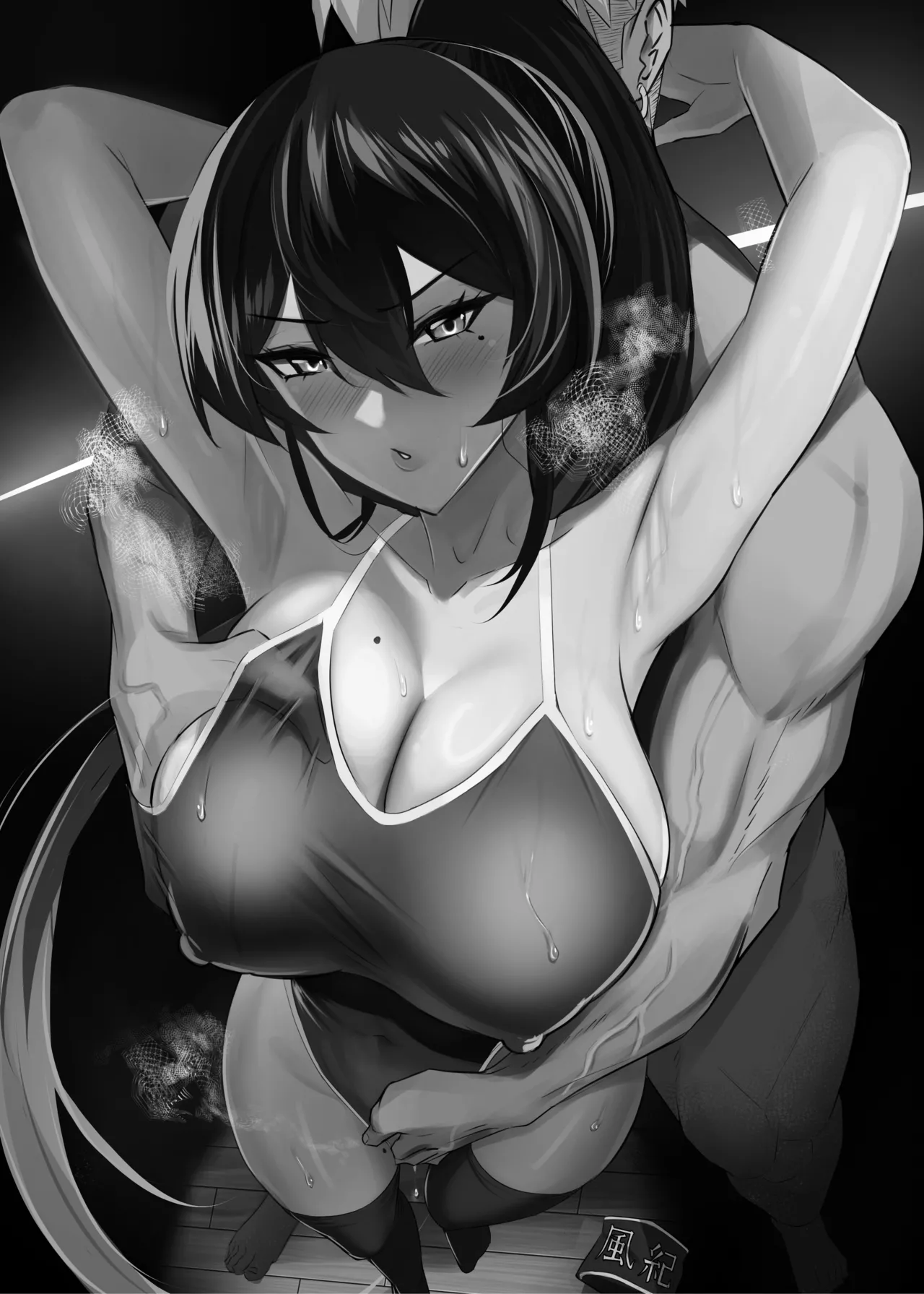 [全自動下ネタ製造マシーン (ちねつ)] 屈服 1-2～风纪委员长被威胁… [中国翻译]