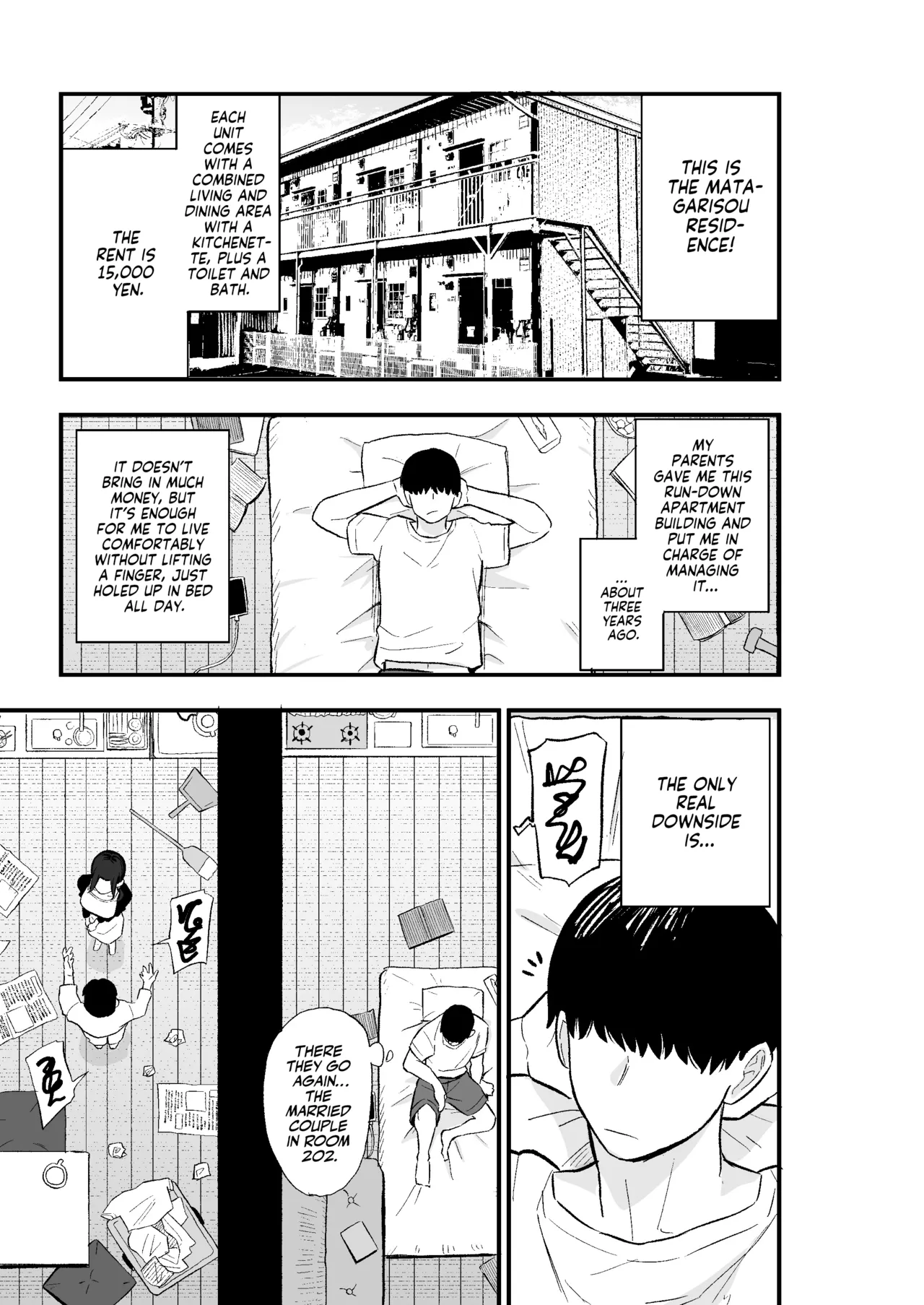 Taihai Tsuma Taihaikei Hitotsuma o Yachin Kawari ni Koki Tsukaeru Hanashi  Slutty Wife!