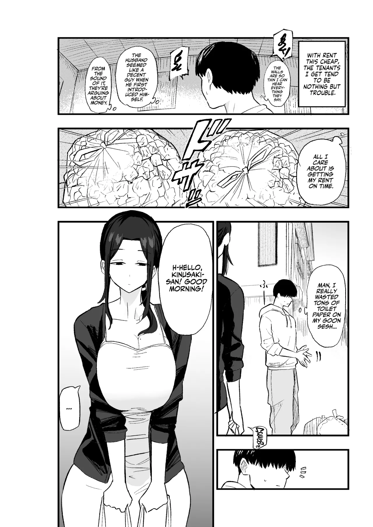 Taihai Tsuma Taihaikei Hitotsuma o Yachin Kawari ni Koki Tsukaeru Hanashi  Slutty Wife!