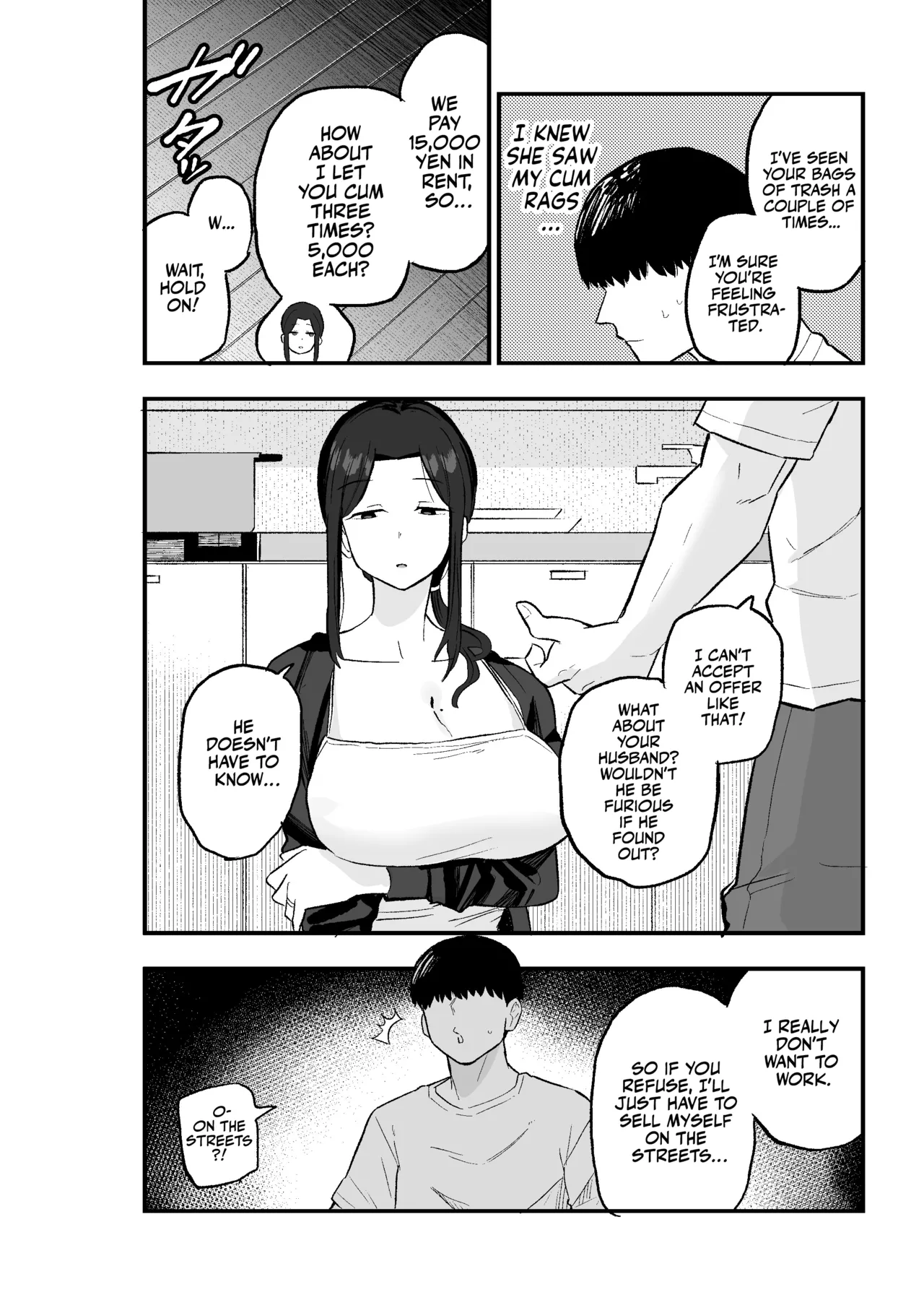 Taihai Tsuma Taihaikei Hitotsuma o Yachin Kawari ni Koki Tsukaeru Hanashi  Slutty Wife!