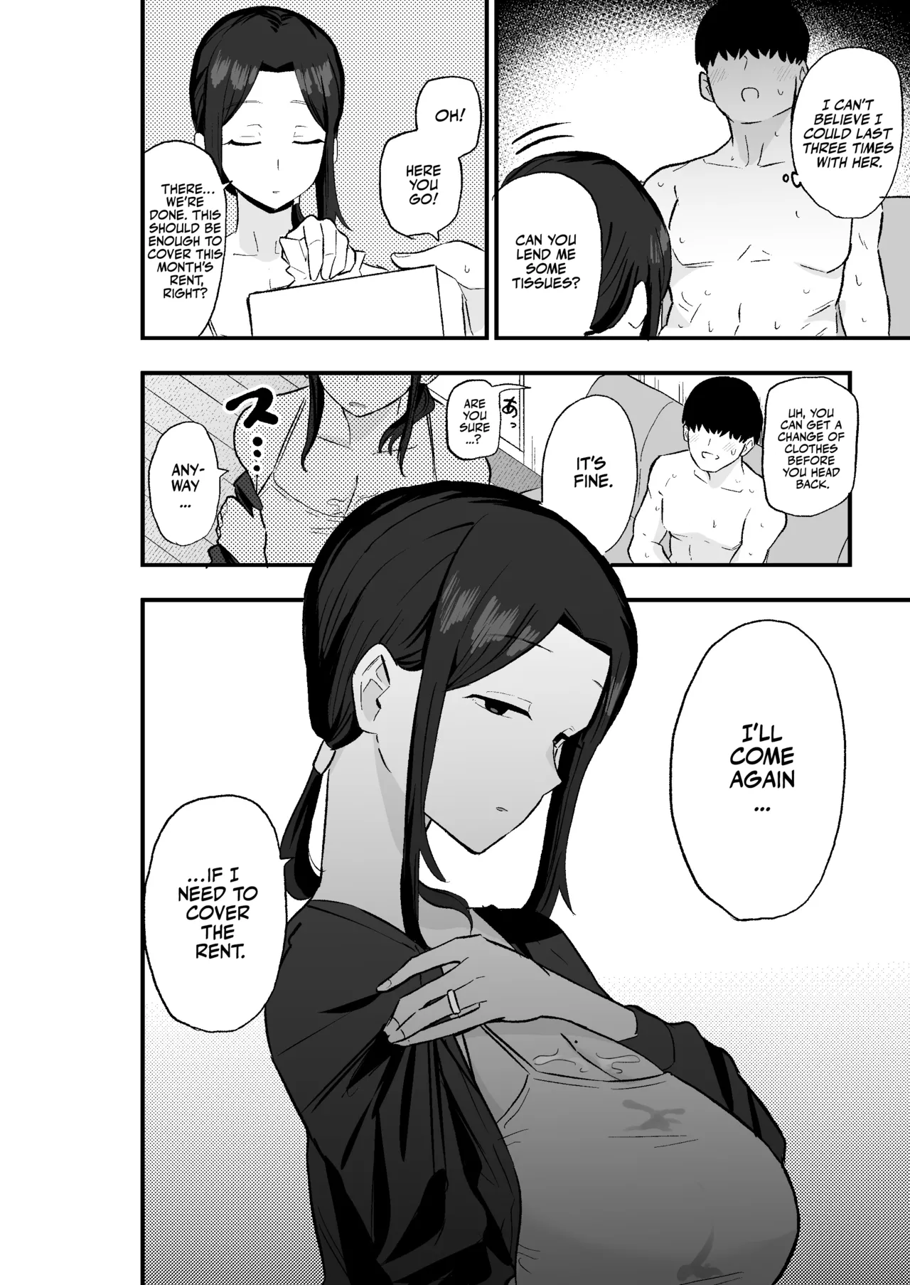 Taihai Tsuma Taihaikei Hitotsuma o Yachin Kawari ni Koki Tsukaeru Hanashi  Slutty Wife!