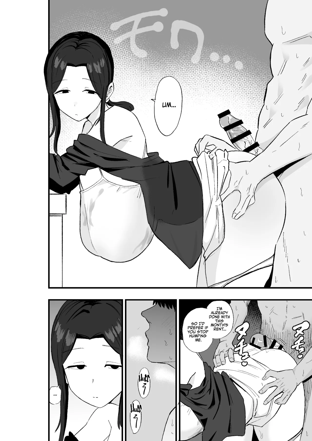 Taihai Tsuma Taihaikei Hitotsuma o Yachin Kawari ni Koki Tsukaeru Hanashi  Slutty Wife!