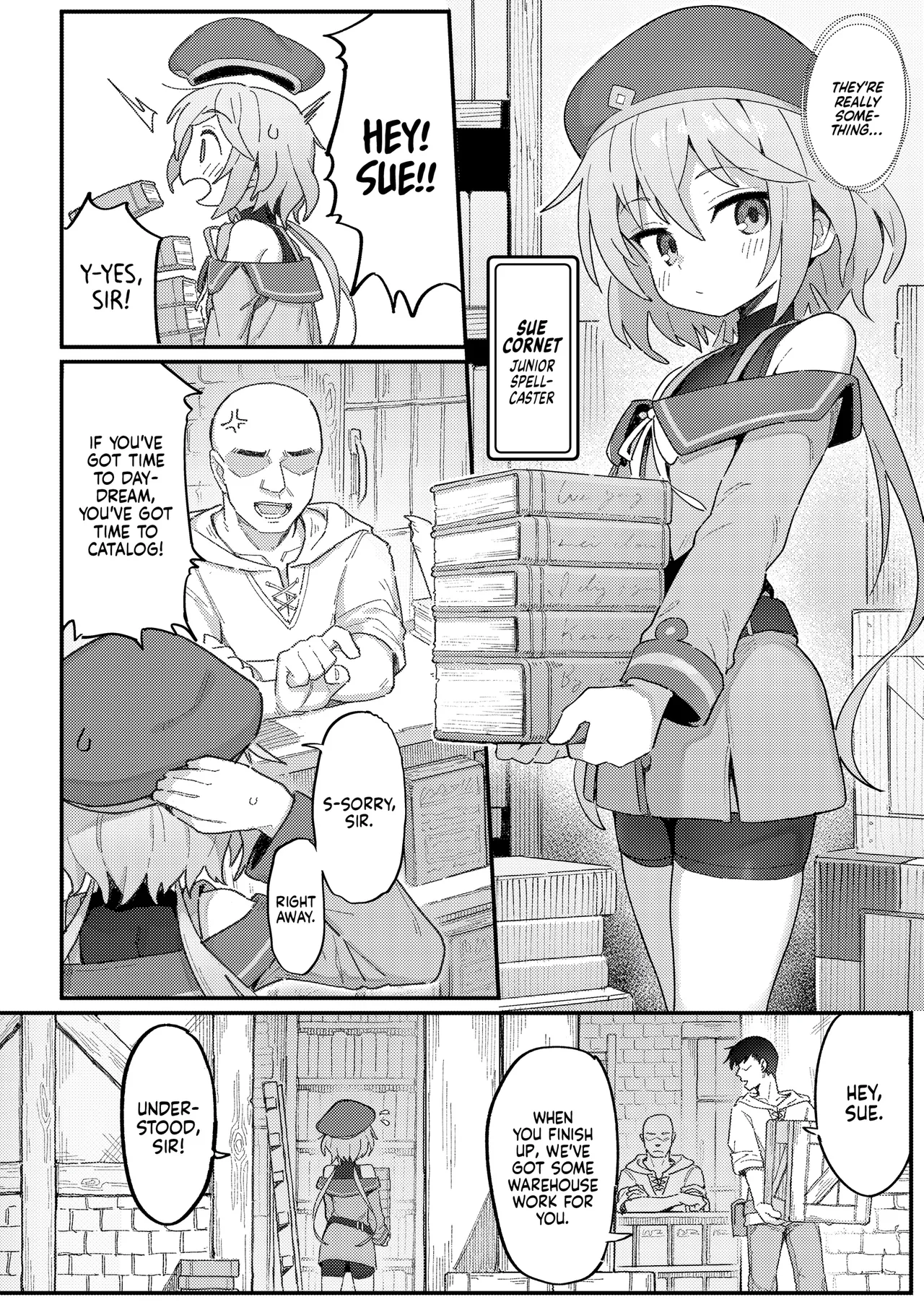 [駄菓子屋 (和菓子)] 下级魔术师、染上淫纹 [英译] [无修正] [DL版]