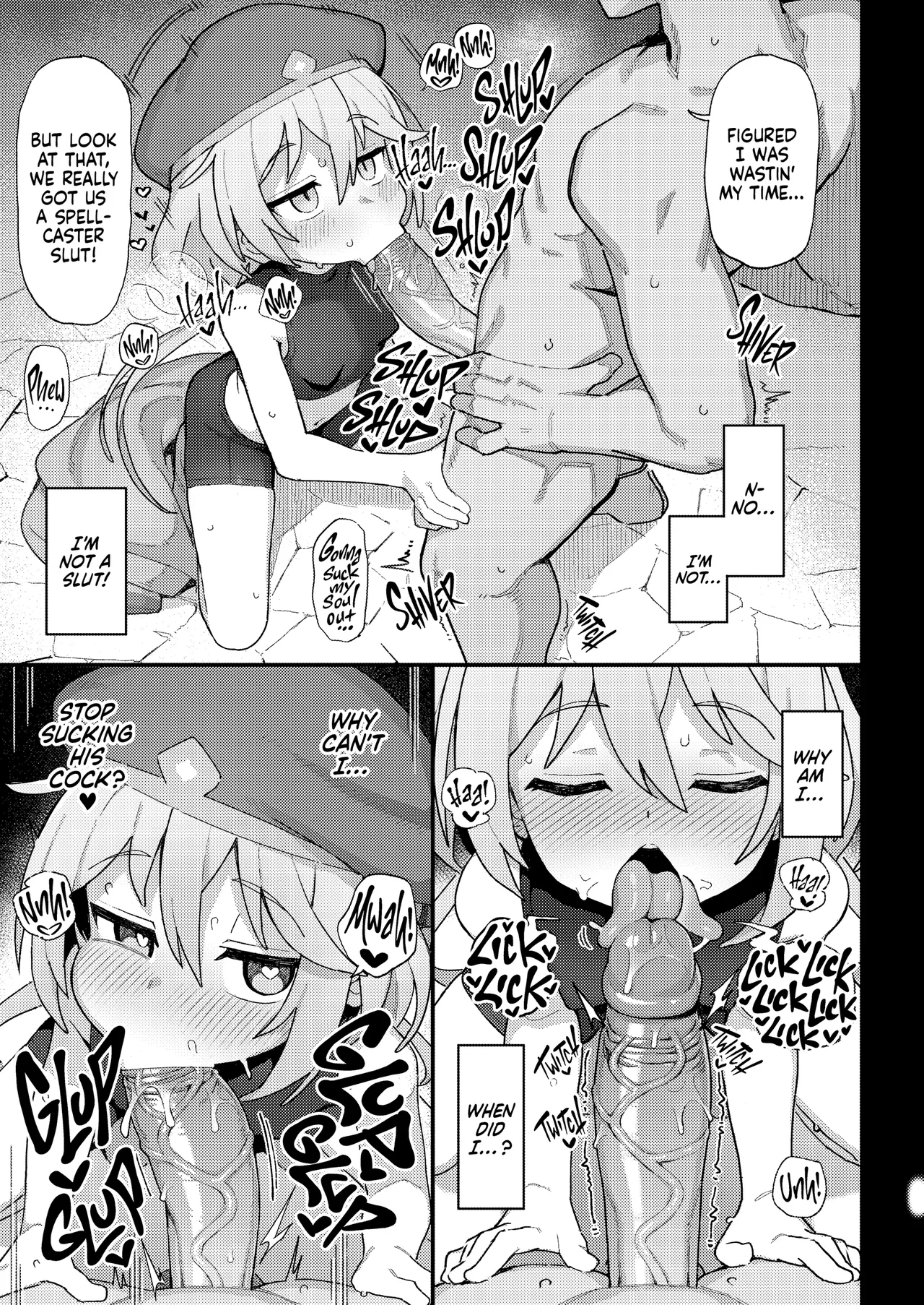 [駄菓子屋 (和菓子)] 下级魔术师、染上淫纹 [英译] [无修正] [DL版]