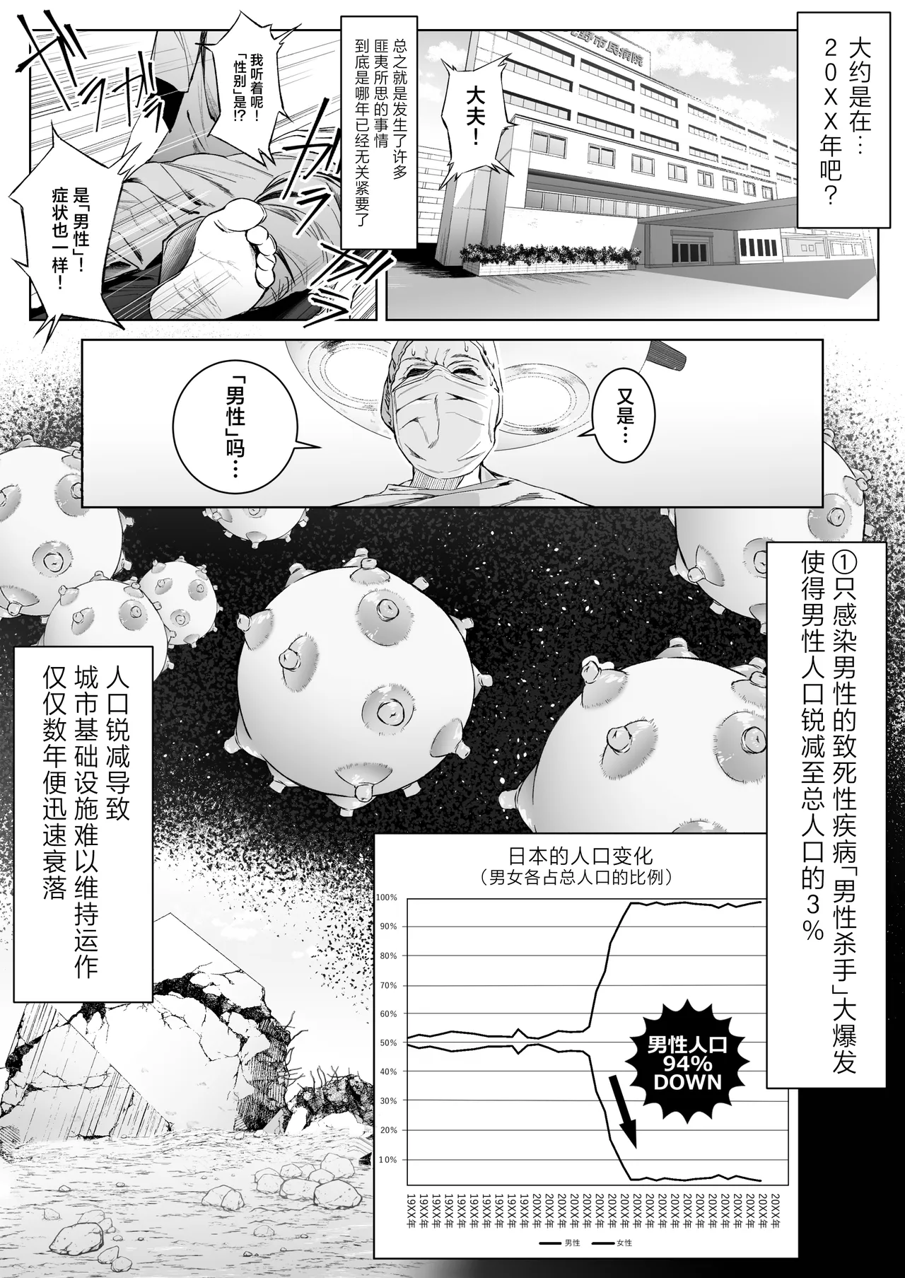 [爱之托洛隆 (弁天惟仁)] ～因男性衰退我的精子被高价收购！？～ (两个雌小鬼篇) [中国翻译]