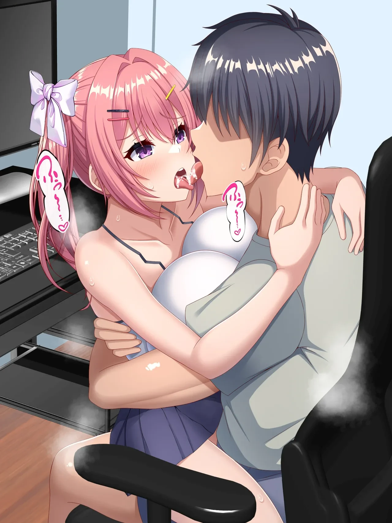 Isourou-chuu no Mesugaki Mei ga Akiraka ni Sasotte Kuru