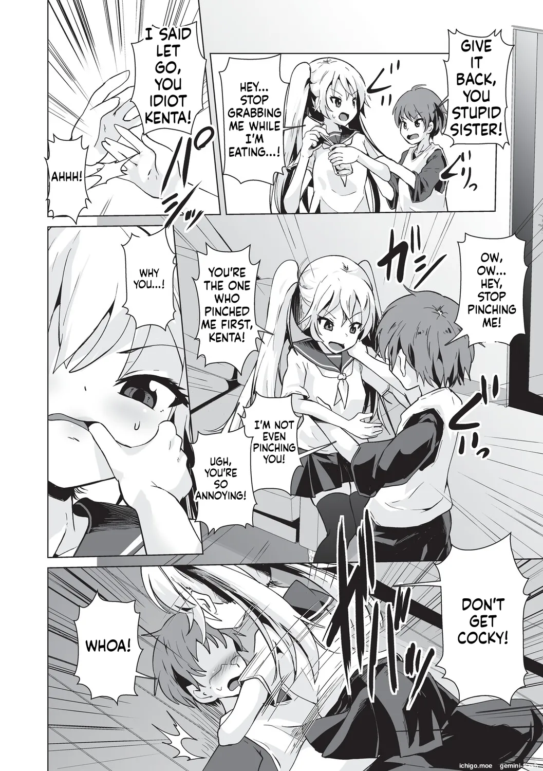 Onii-san Zako sugite Ukeru~  Big Brother, you're so pathetic, it's hilarious~