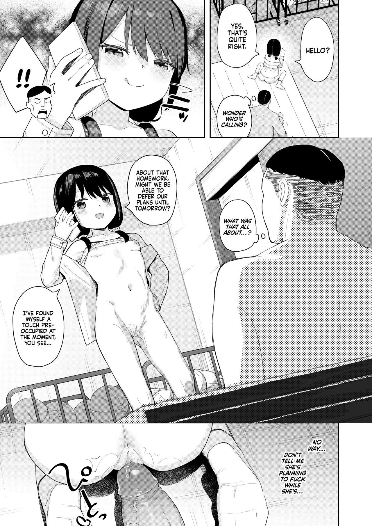 Musume no Tomodachi no Mesugaki ni Okasaremashita 2  I Was Raped by a Little Brat Who's Friends With My Daughter 2