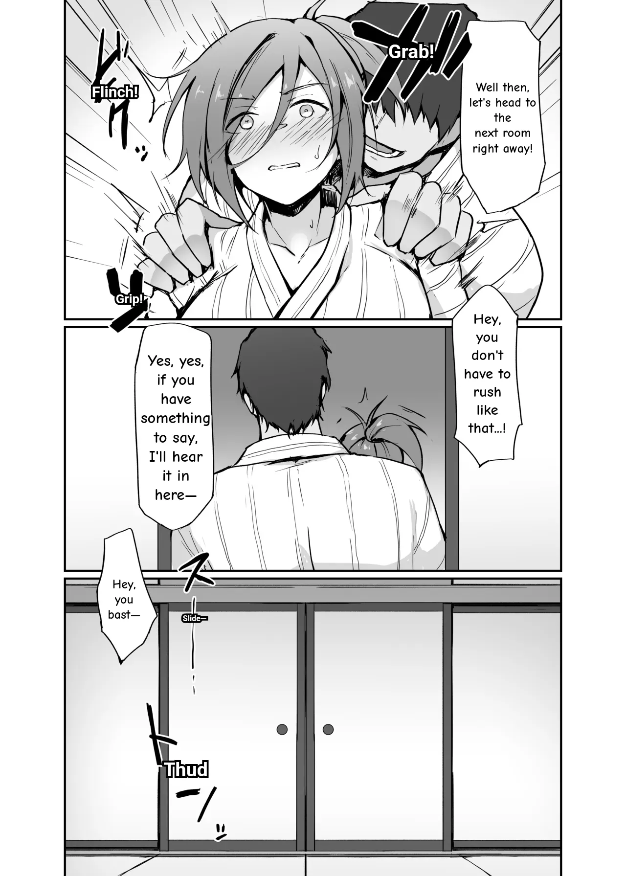 Motoyan Hitozuma Taiiku Kyoushi, Onsen Ryokan nite Kyouei Mizugi de Ochiru  Former delinquent housewife PE teacher, falls in a hot spring inn while wearing a competitive swimsuit