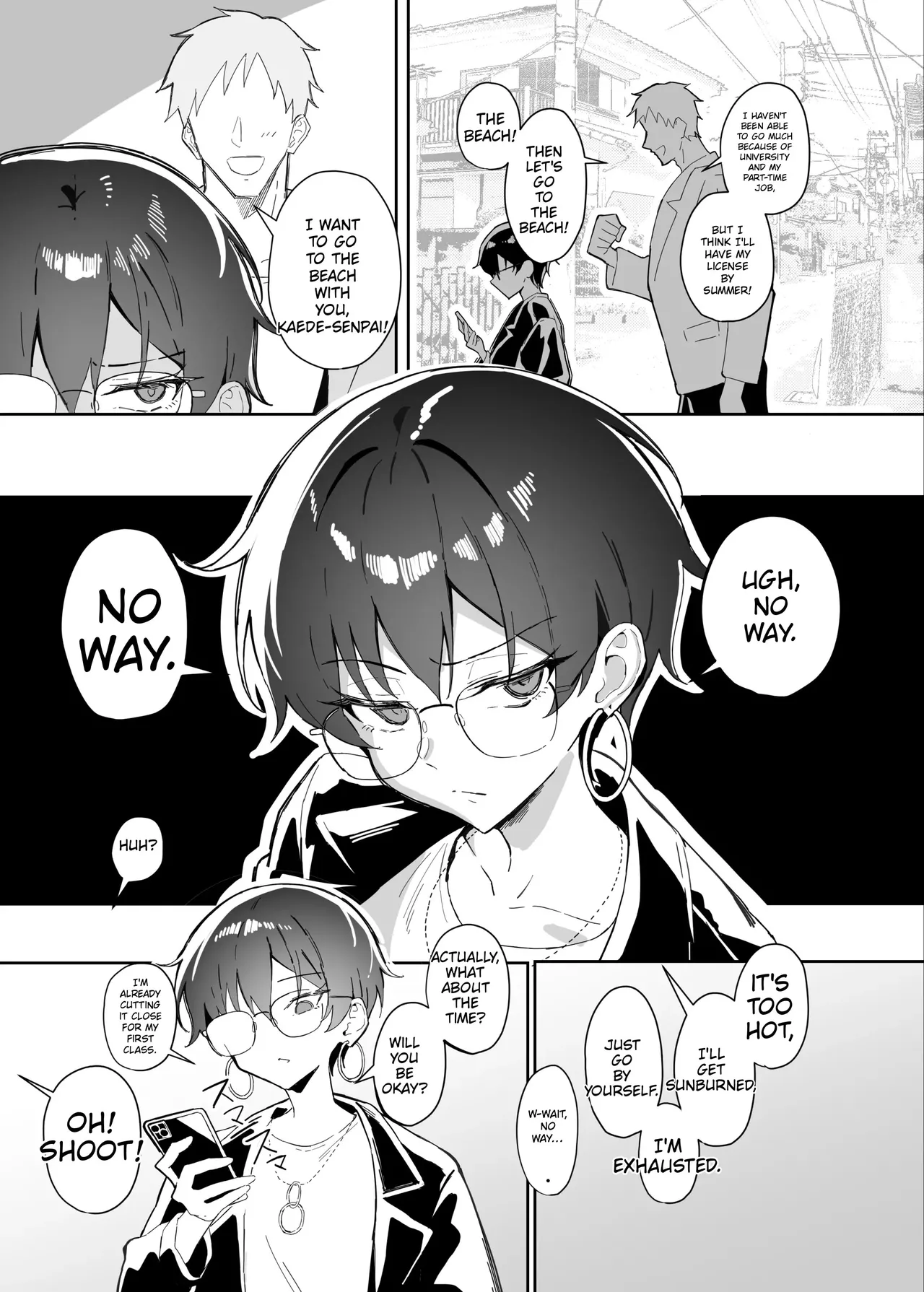 Buaisou na Kakure Kyonyuu Boyish Kanojo to Taikutsu na Date 2  A Boring Date with My Boyish Girlfriend (Who Has a Secretly Busty Figure and a Surly Attitude) – Part 2