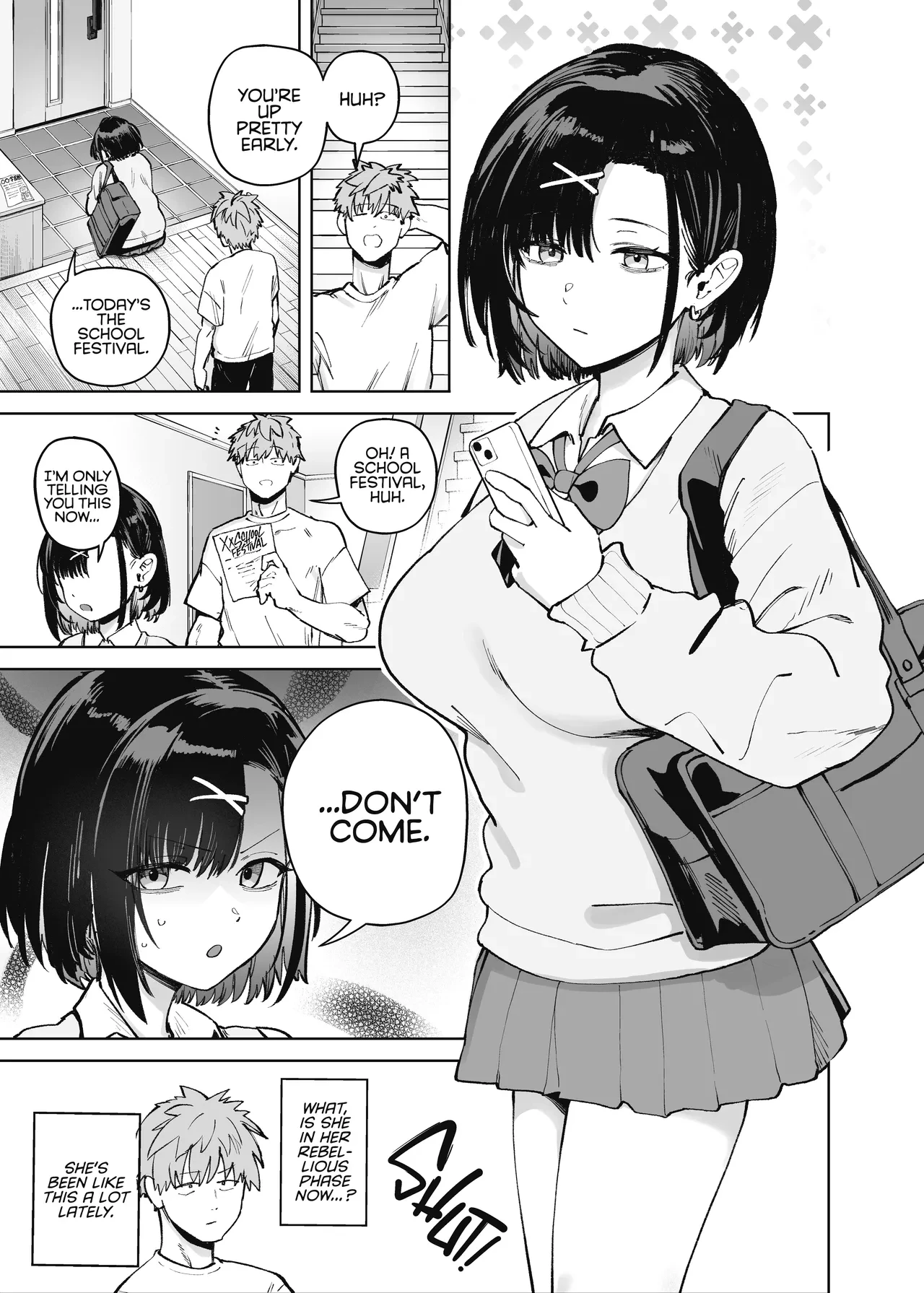 2-nen C-gumi Gakuen Oppabu no Cast ni Imouto ga Ita  My Little Sister Was a Hostess at Class 2-C's School Festival Boobs Bar