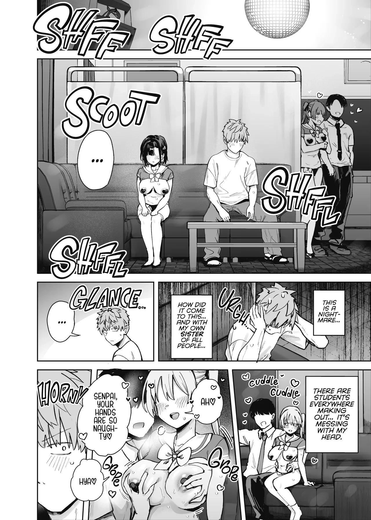 2-nen C-gumi Gakuen Oppabu no Cast ni Imouto ga Ita  My Little Sister Was a Hostess at Class 2-C's School Festival Boobs Bar