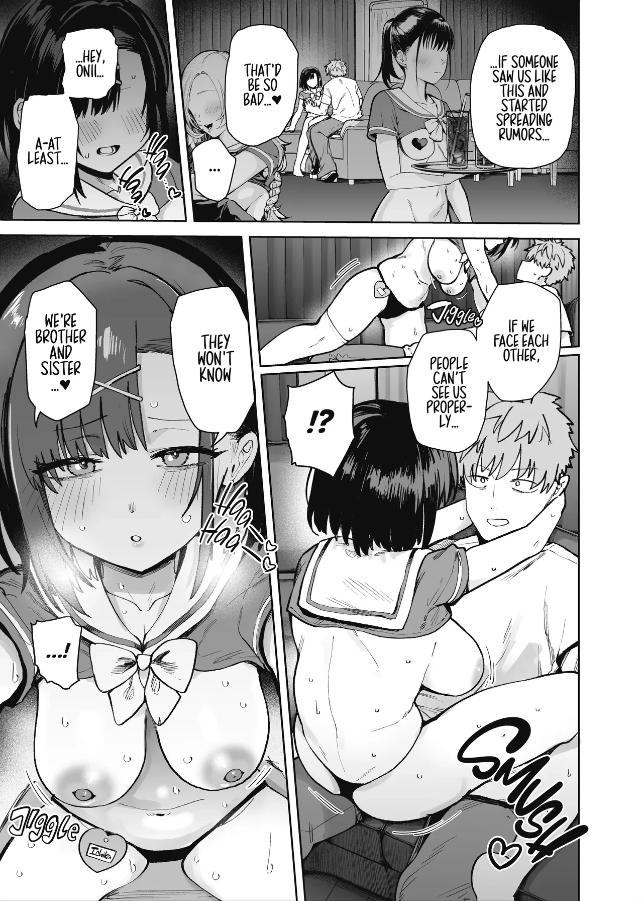 2-nen C-gumi Gakuen Oppabu no Cast ni Imouto ga Ita  My Little Sister Was a Hostess at Class 2-C's School Festival Boobs Bar