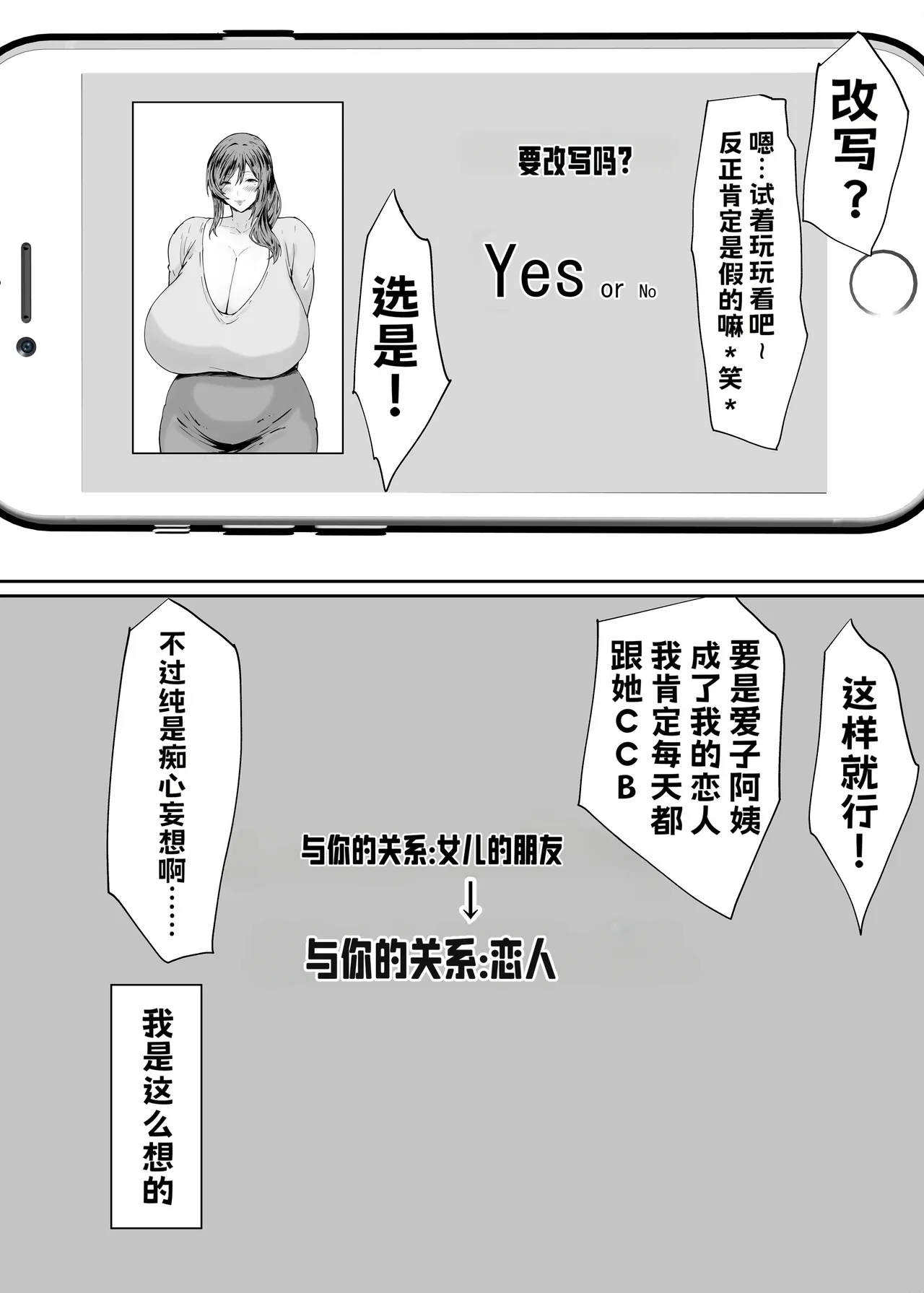 Hitozuma no Oba-san o Saimin de Kyouseiteki ni Koibito Onaho ni Shichatta Hanashi  人妻阿姨! 用催眠术强行把她变成恋人自慰飞机的故事