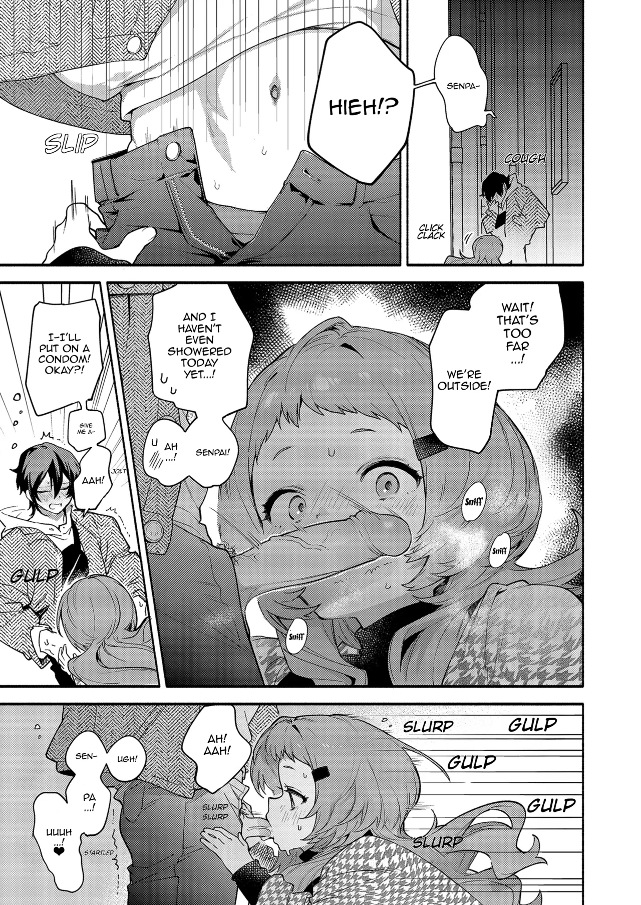 Mako-senpai ni Taberareru. ~Chiisakute Dekkai Ama Sado Senpai ni Otosareru~  Eaten By Mako-senpai ~Falling To A Tiny But Huge Sadist Senpai~