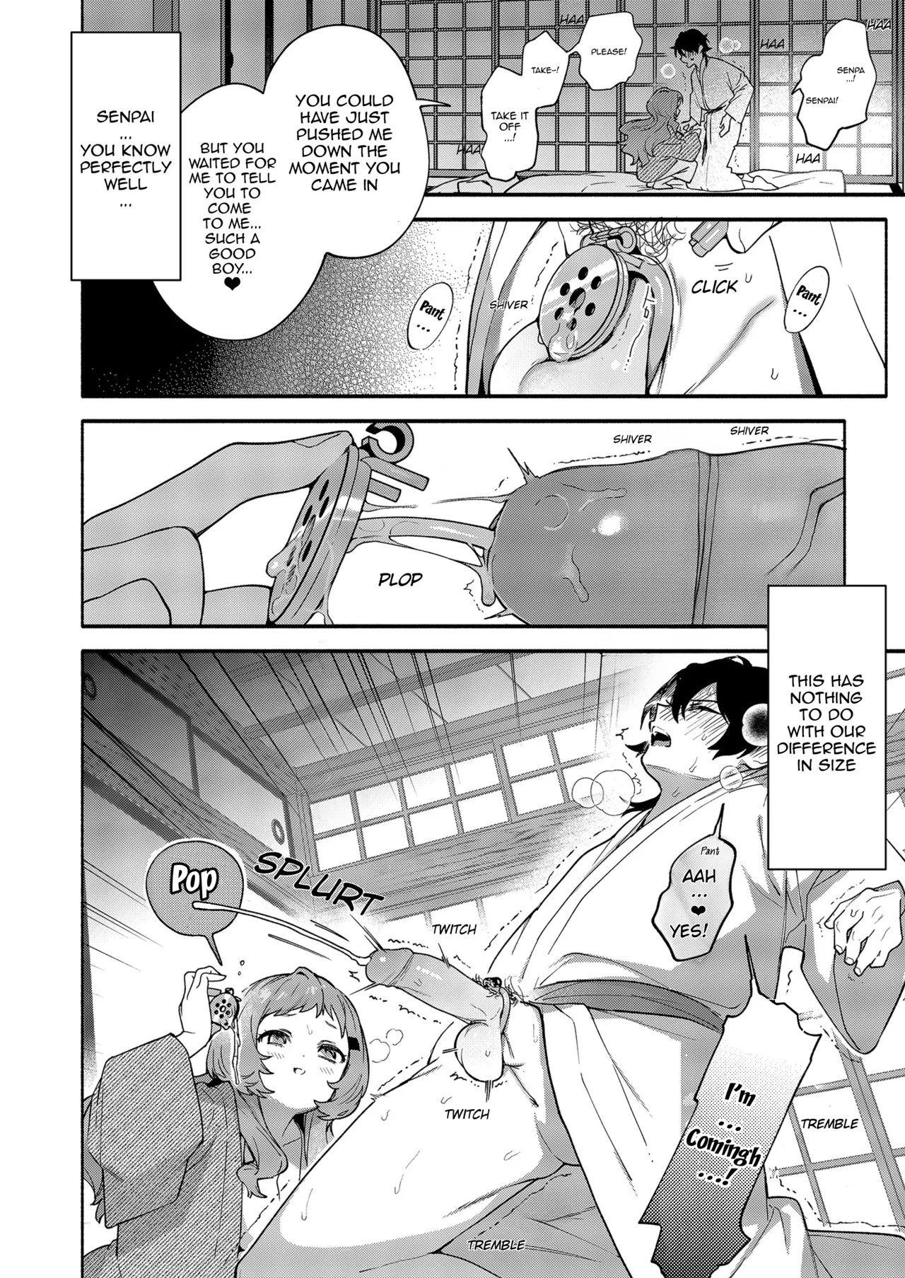 Mako-senpai ni Taberareru. ~Chiisakute Dekkai Ama Sado Senpai ni Otosareru~  Eaten By Mako-senpai ~Falling To A Tiny But Huge Sadist Senpai~