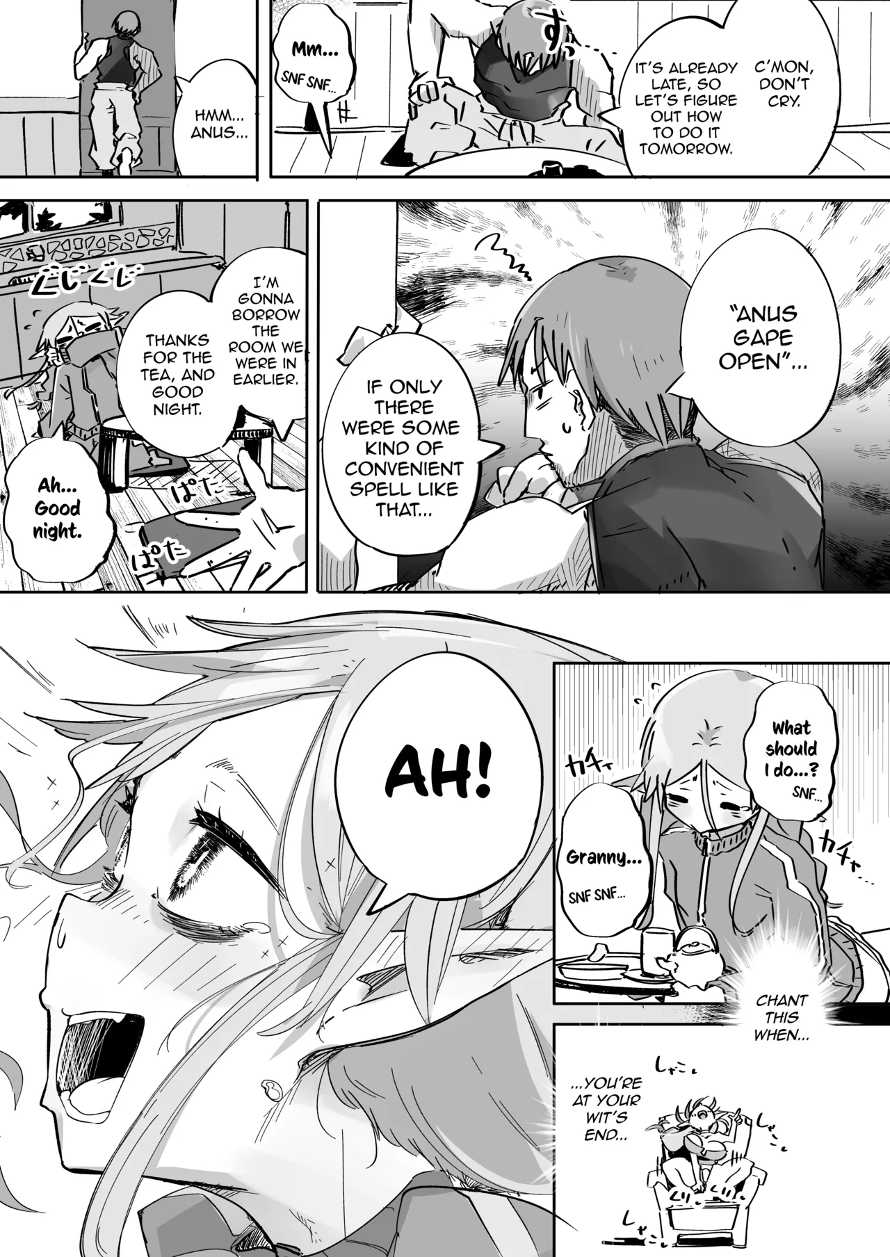 Elf ga Anal ni Akogarete The Elf Yearns for Anal