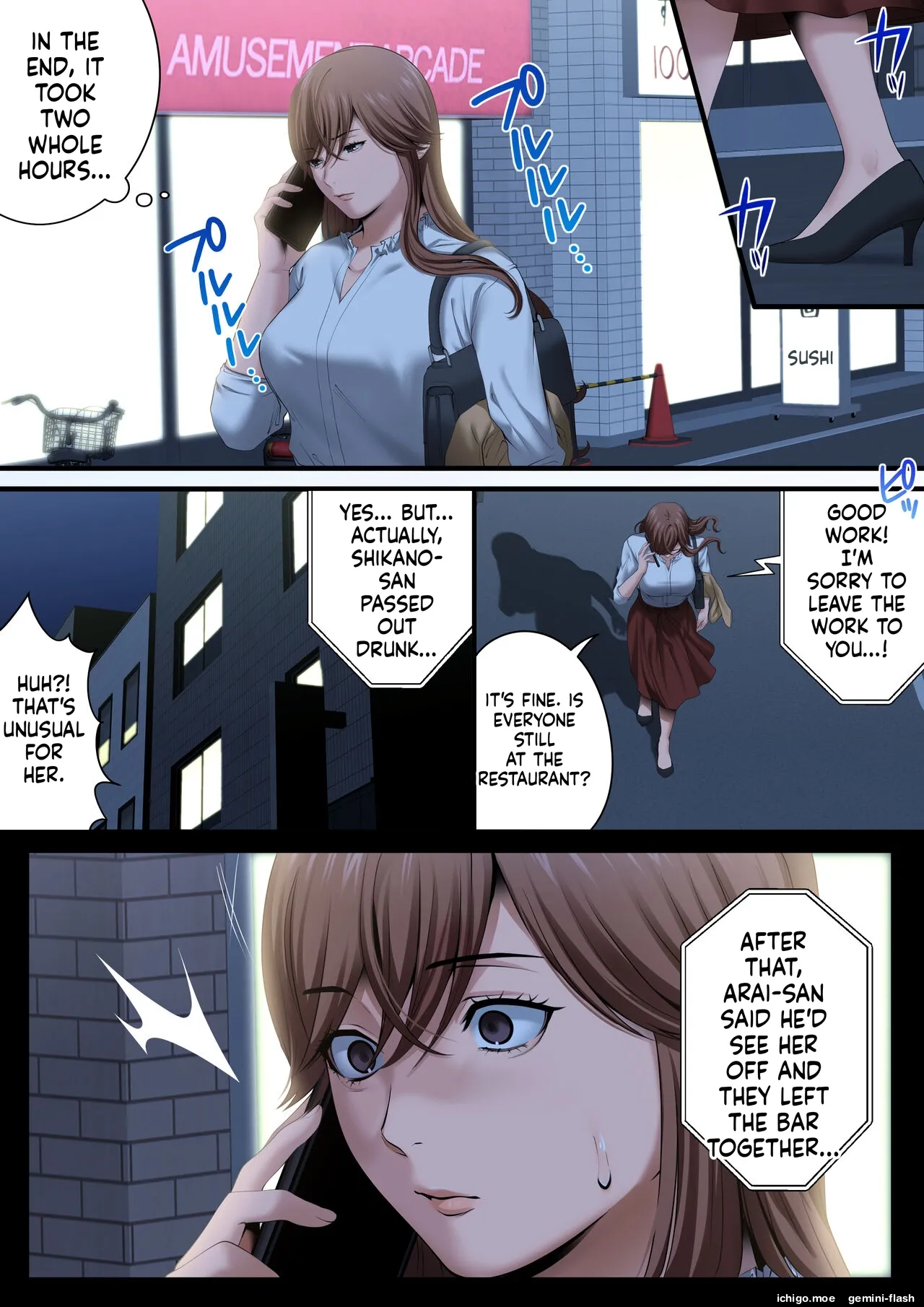 Yarareru Kanojo -Hitozuma Joushi Mana NTR-