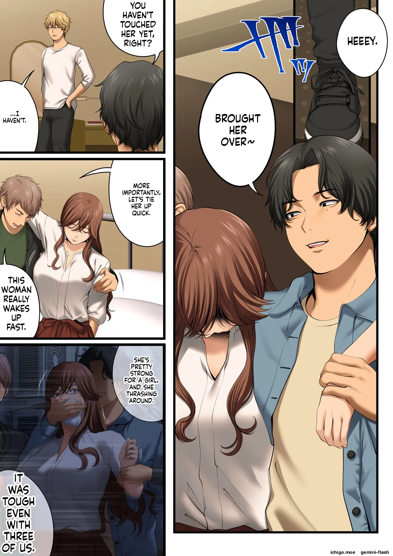 Yarareru Kanojo -Hitozuma Joushi Mana NTR-