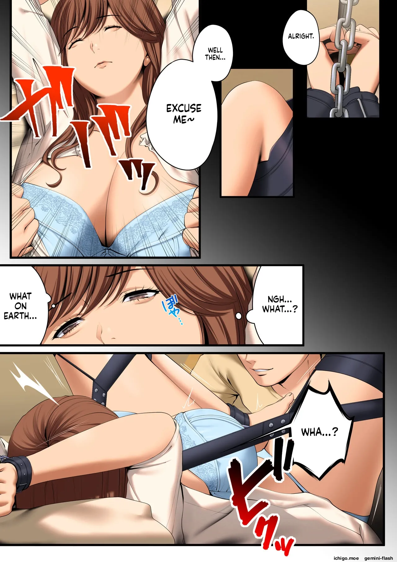 Yarareru Kanojo -Hitozuma Joushi Mana NTR-