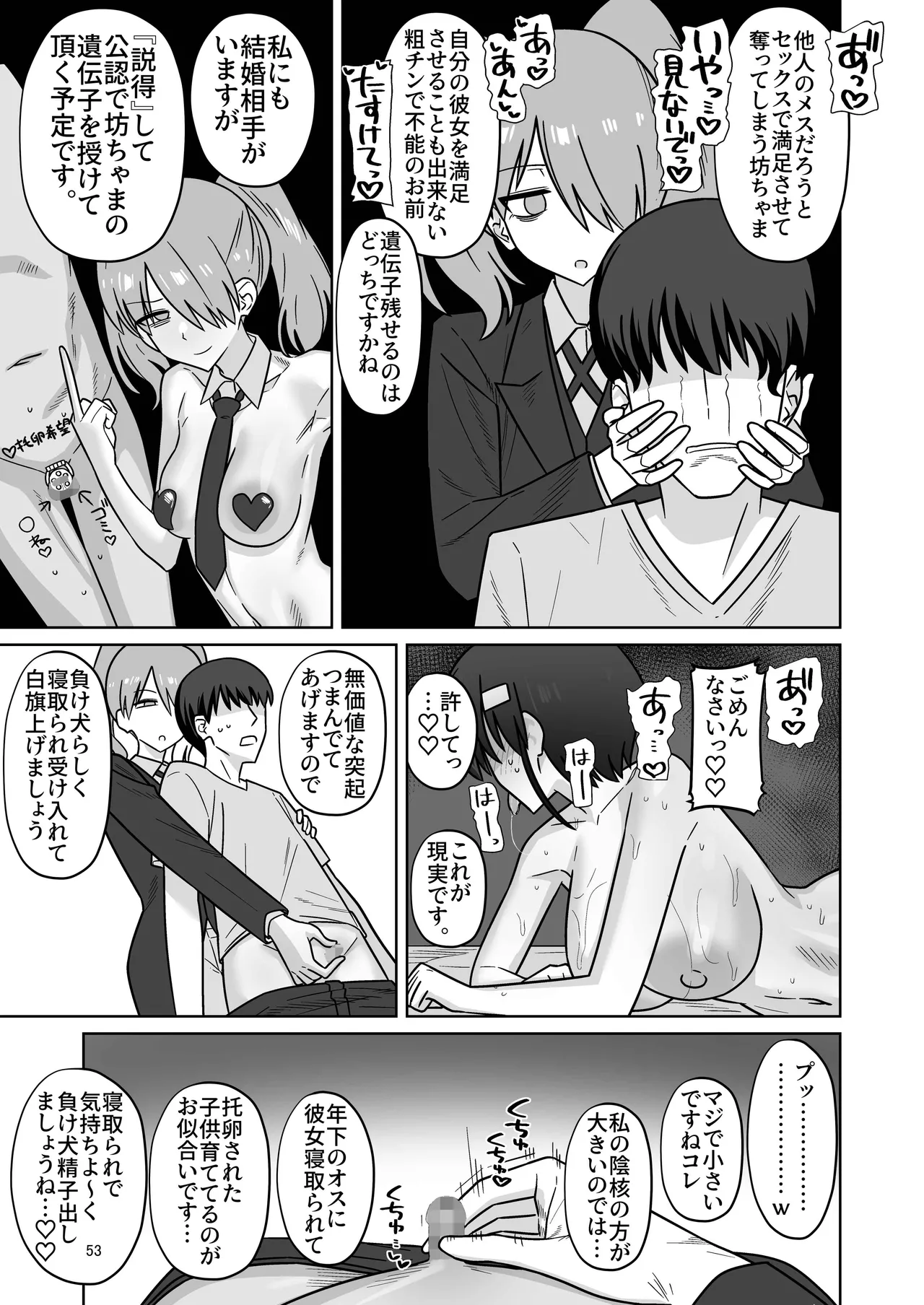 Toshishita Kenryokusha ni Daisuki na Kanojo Sashidashite Netorase HaramaSex Shitemorau Hanashi