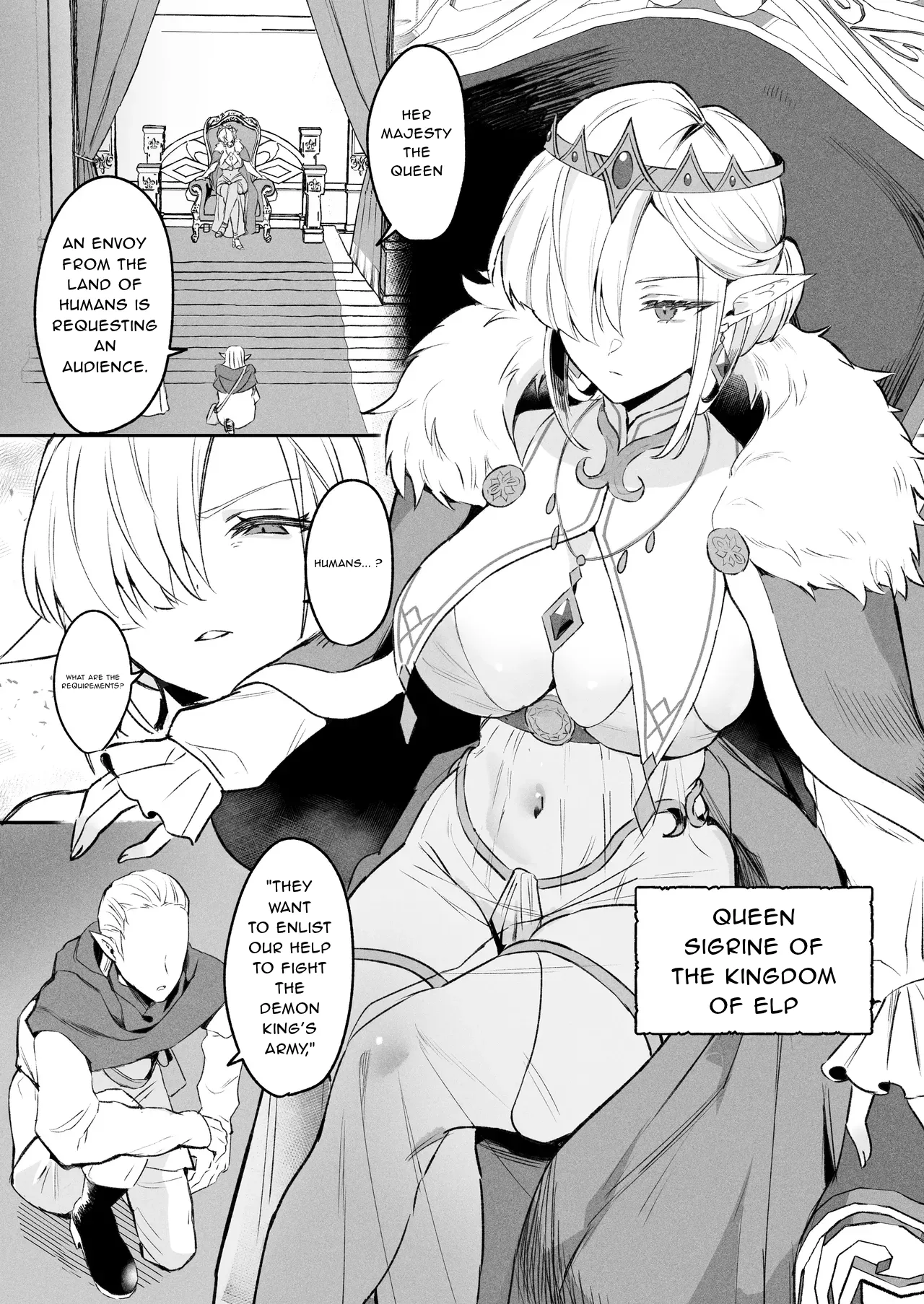 Elf no Joou to Mithril no Chinko - The elf Queen and the Mithril phallus