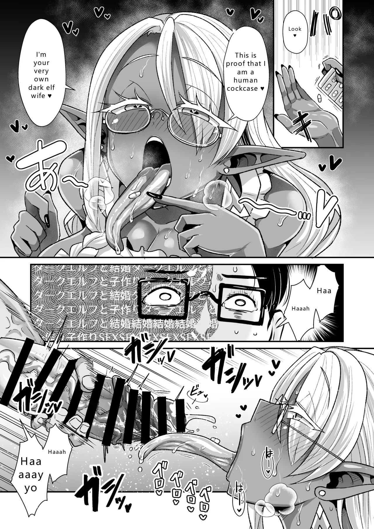 Dosukebe Dark Elf-san to Otameshi Fuufu Seikatsu  Perverted Dark Elf-san and a trial married life