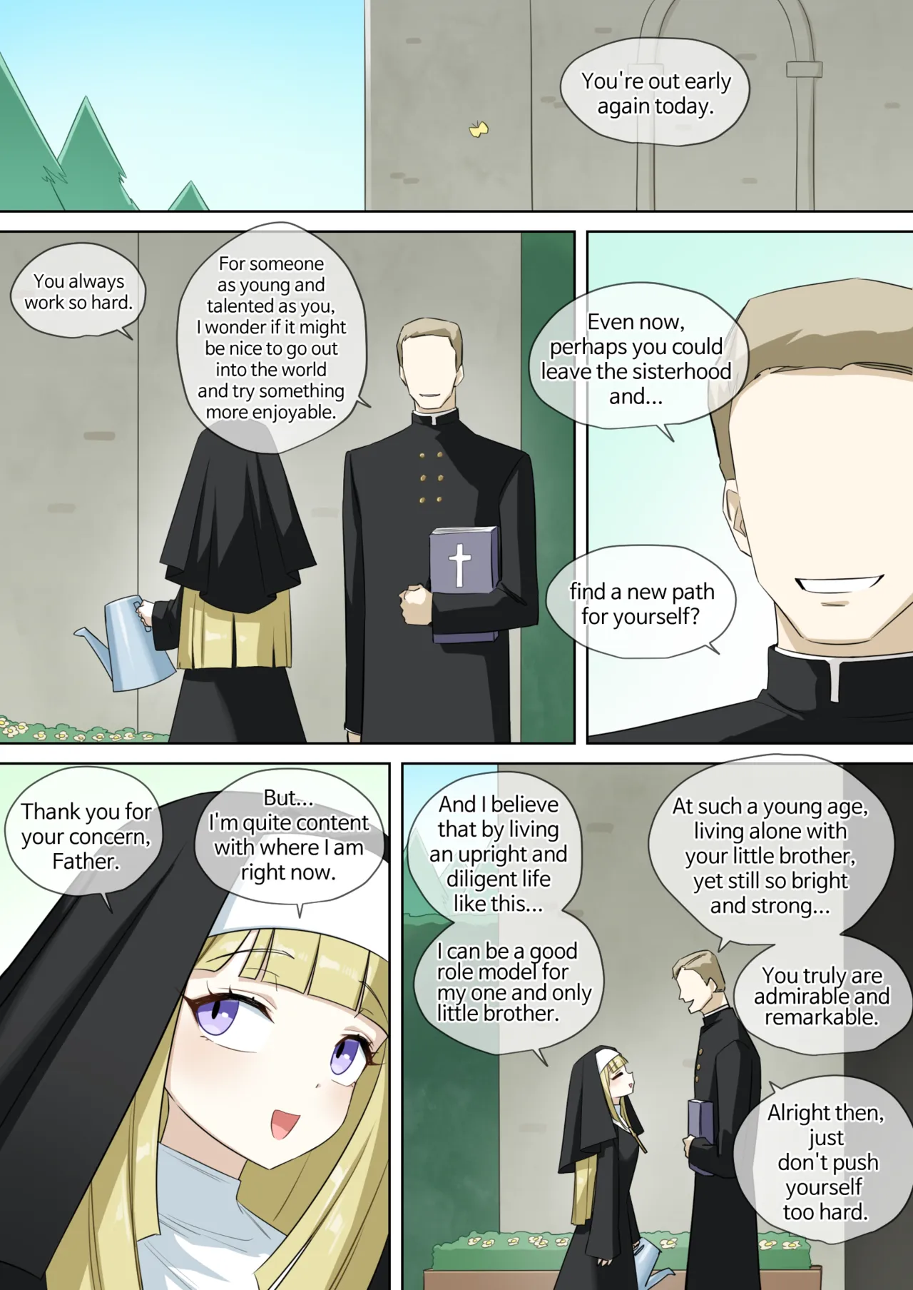 The Nun Who tricks her Sibling