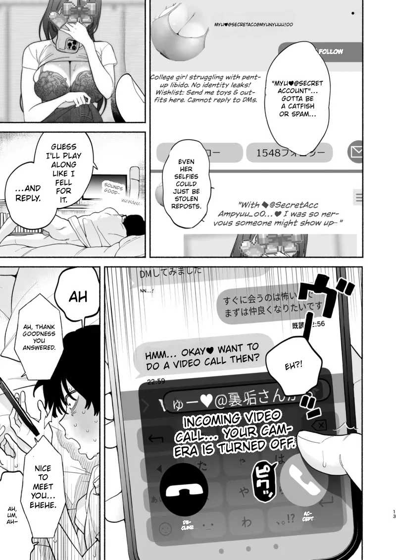 Nagachichi Uraaka Joshi Senpai ni Taberareru - Getting Devoured by a Busty NSFW Alt-Account Senpai Girl