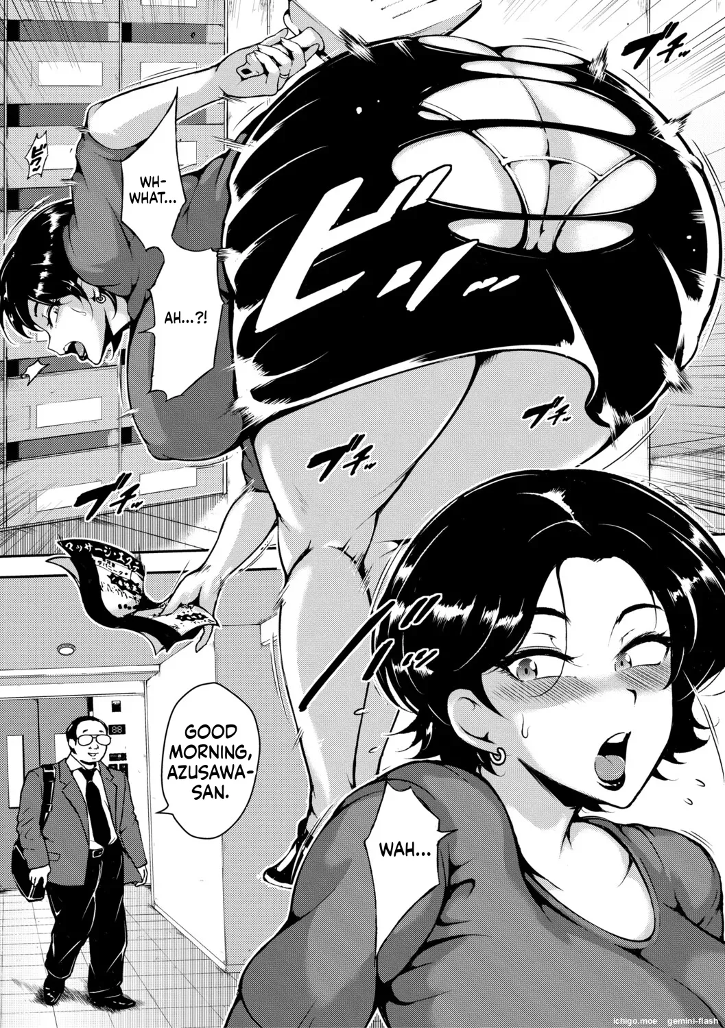 Nikuyoku Kyonyuu Tsuma Toaru Hitozuma Inyoku Mansion nite