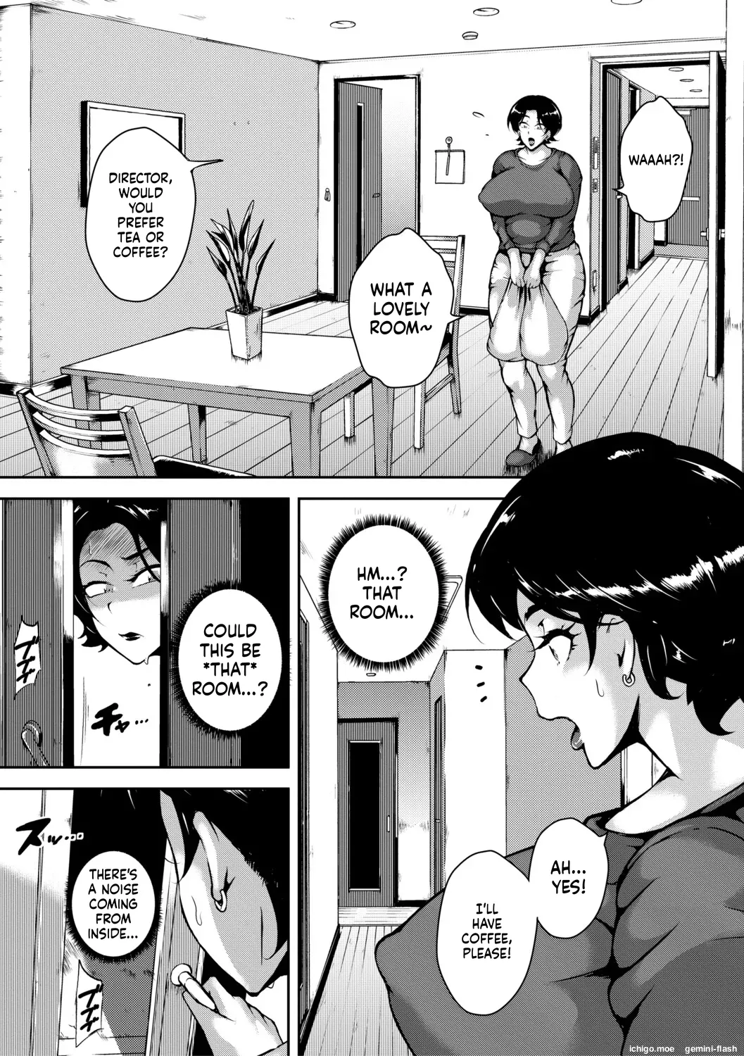 Nikuyoku Kyonyuu Tsuma Toaru Hitozuma Inyoku Mansion nite