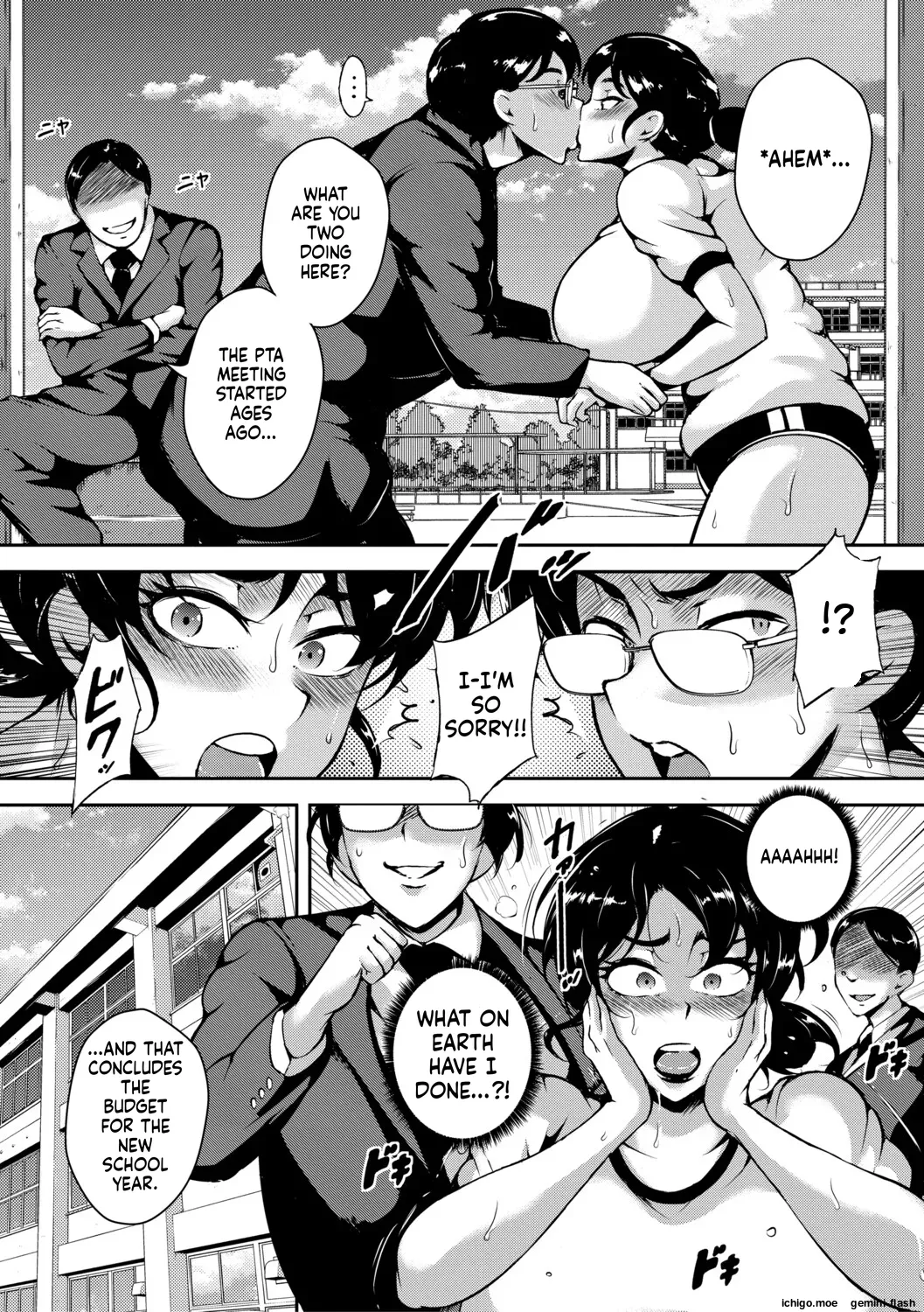 Nikuyoku Kyonyuu Tsuma Toaru Hitozuma Inyoku Mansion nite