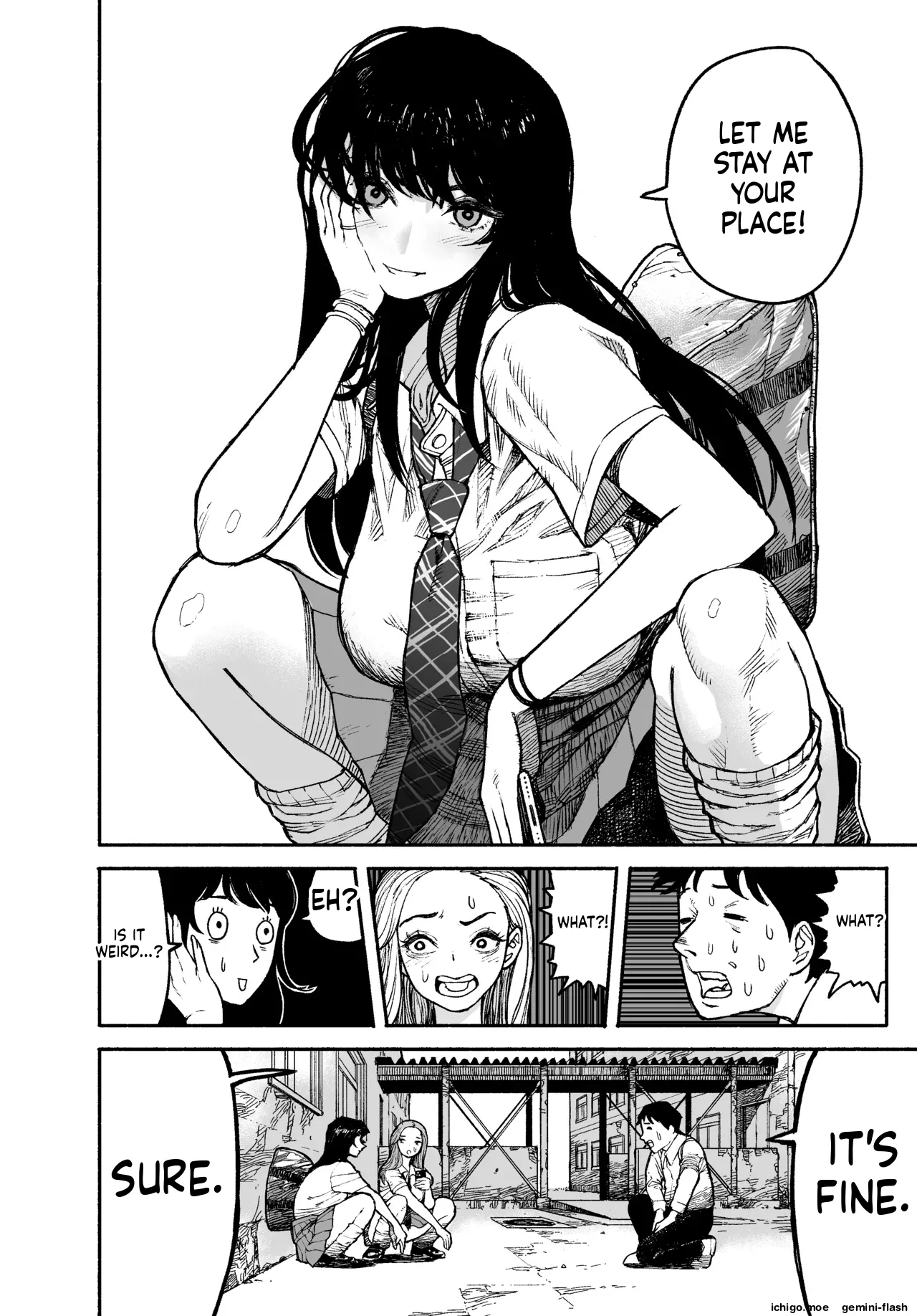 Gyaru ga Tomari ni Kita node Nakadashi Hachi Sasete Moratta Hanashi.  A Gal Stayed Over, So I Got to Cum Inside Her.