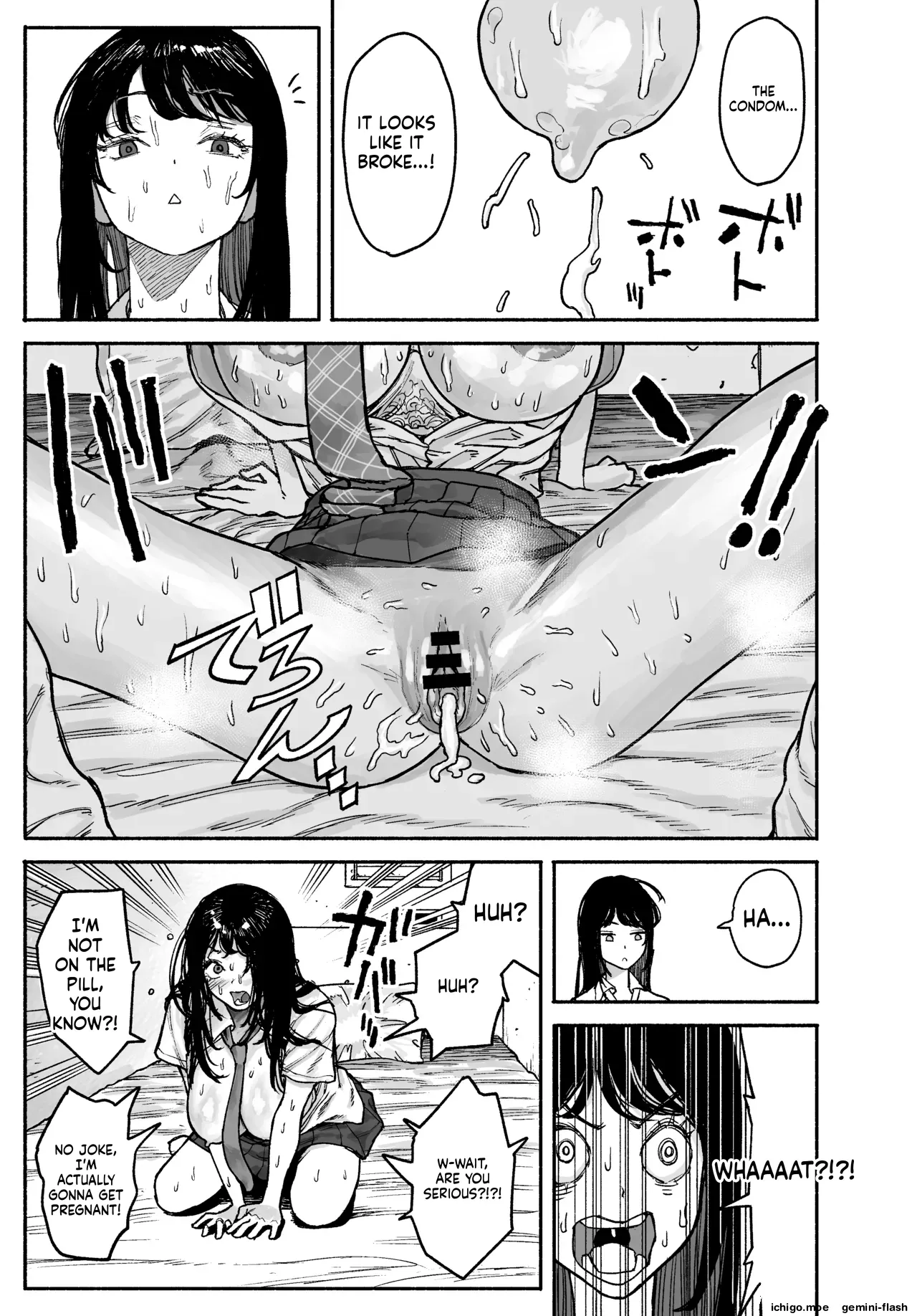 Gyaru ga Tomari ni Kita node Nakadashi Hachi Sasete Moratta Hanashi.  A Gal Stayed Over, So I Got to Cum Inside Her.