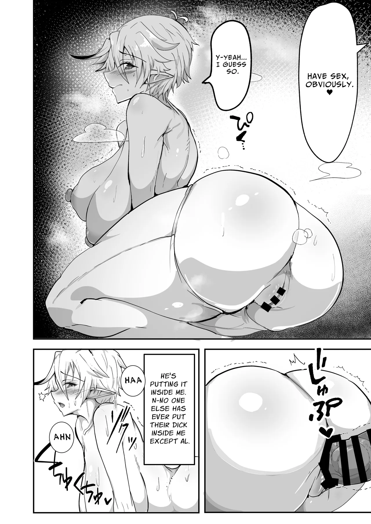 Dekapai Elf ga Ayatsurarete NTR Koubi Sareru Hon  The Story Of A Big-Titty Elf That's Manipulated Into Having NTR Sex
