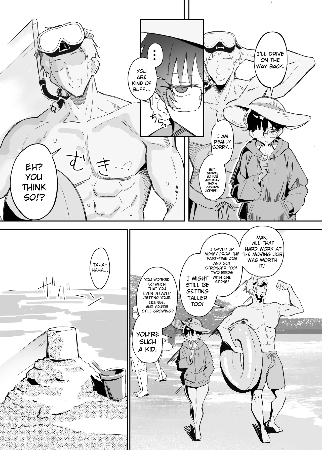 Buaisou na Kakure Kyonyuu Boyish Kanojo to Taikutsu na Date 2  A Boring Date With My Blunt, Boyish Babe And Her Hidden Assets Part 2