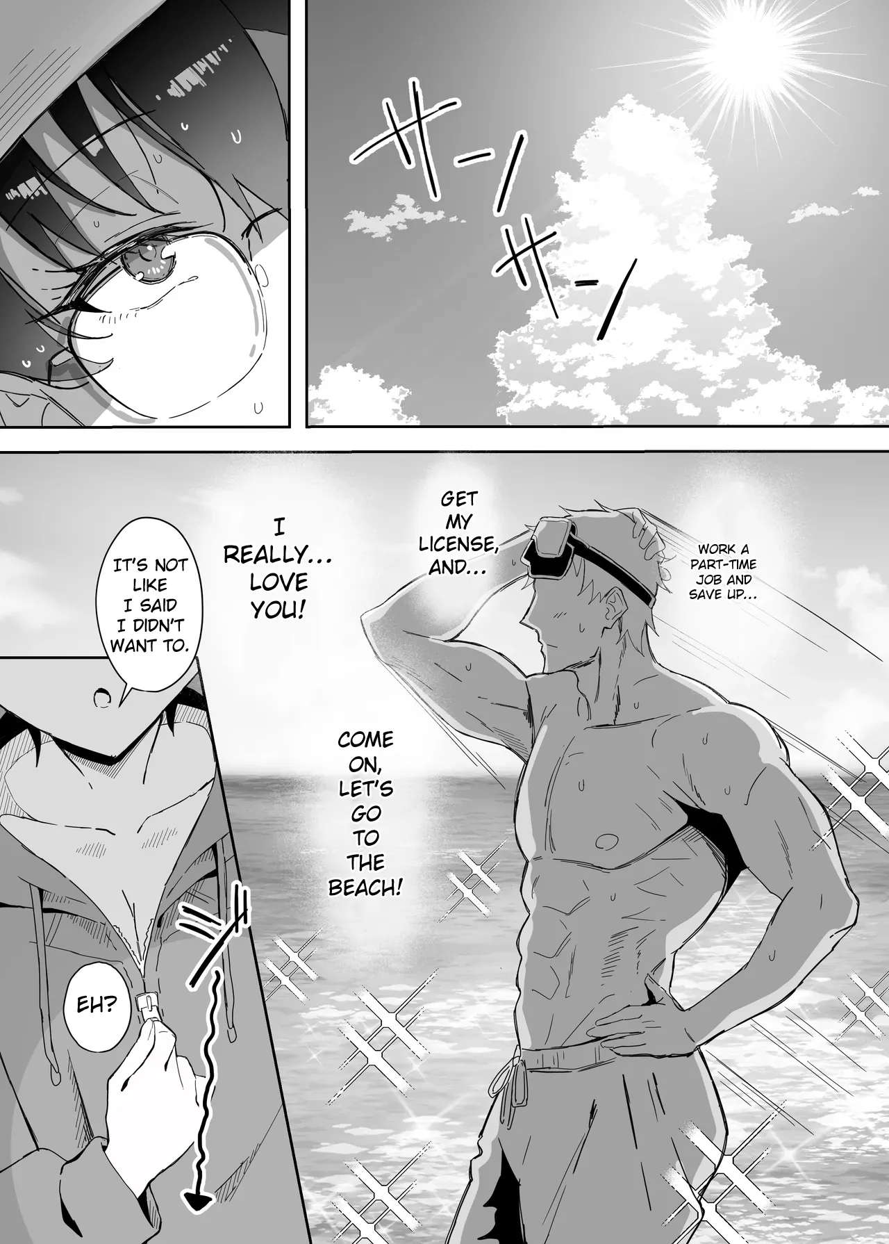 Buaisou na Kakure Kyonyuu Boyish Kanojo to Taikutsu na Date 2  A Boring Date With My Blunt, Boyish Babe And Her Hidden Assets Part 2