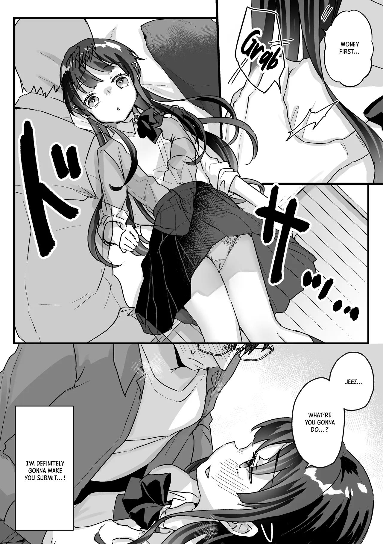 [いちのや (甘露アメ)] 清纯的色情小恶魔JK怎么可能会输呢？※会输 [英译]